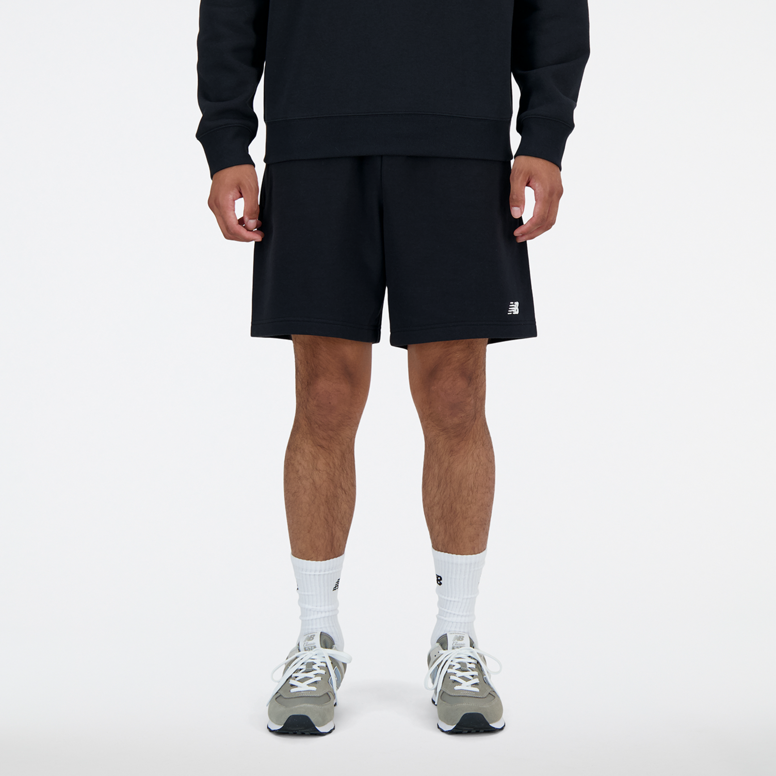 New Balance Sport Essentials French Terry Short 7 Inch Relaxed Fit Herren, black, Grösse: XXL