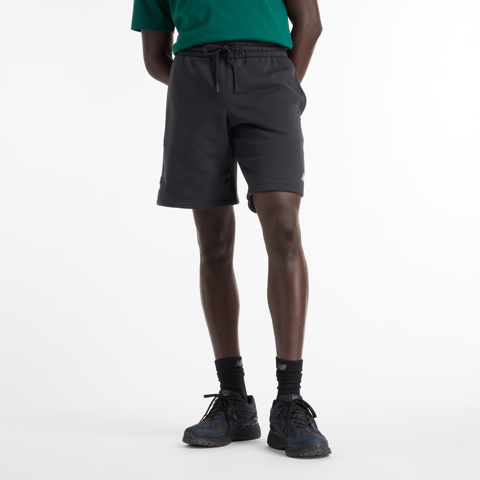 New Balance Sport Fleece Short 9" Regular Fit Herren, black, Grösse: M