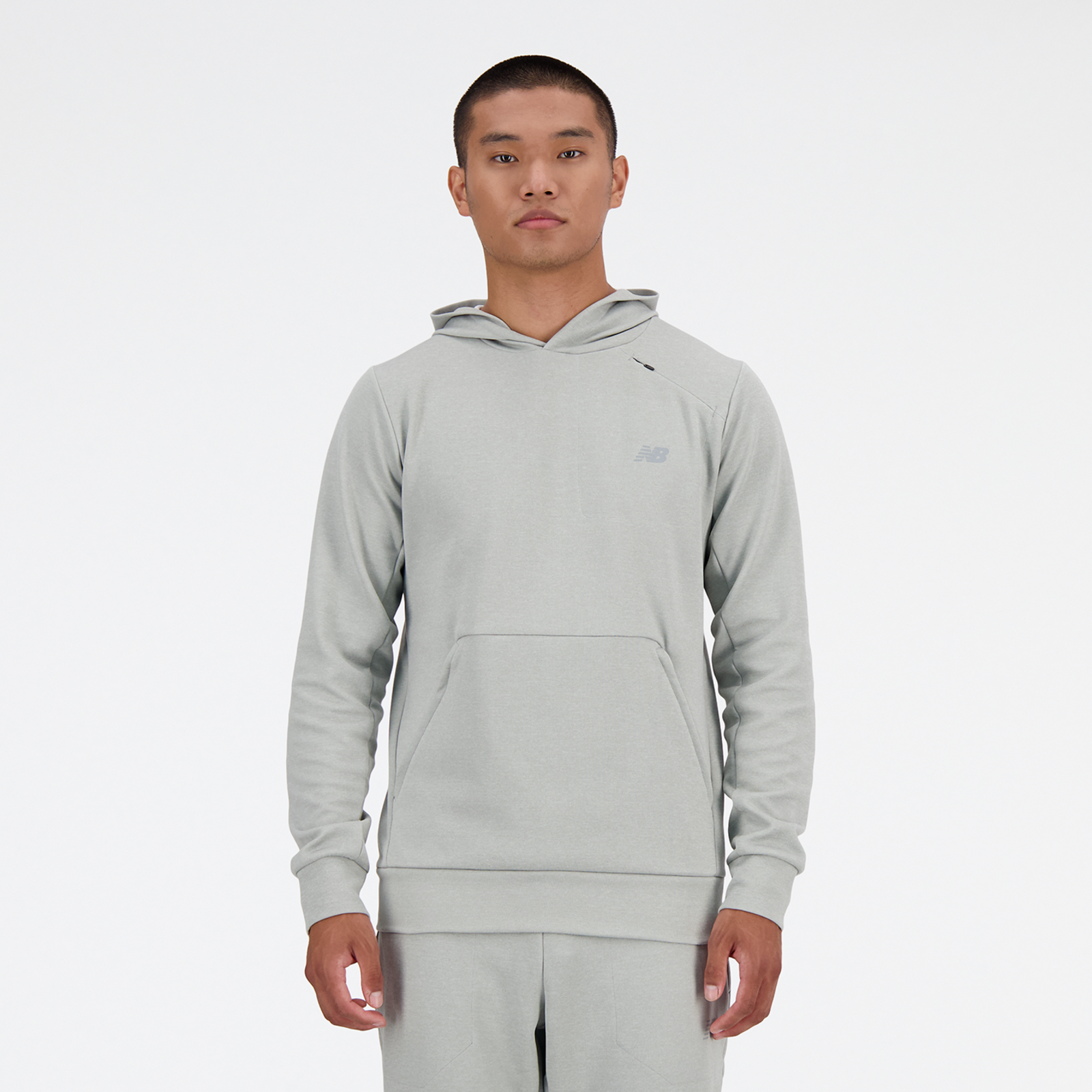 New Balance Tech Knit Pull Over Hoodie Regular Fit Herren, athletic grey, Grösse: XL