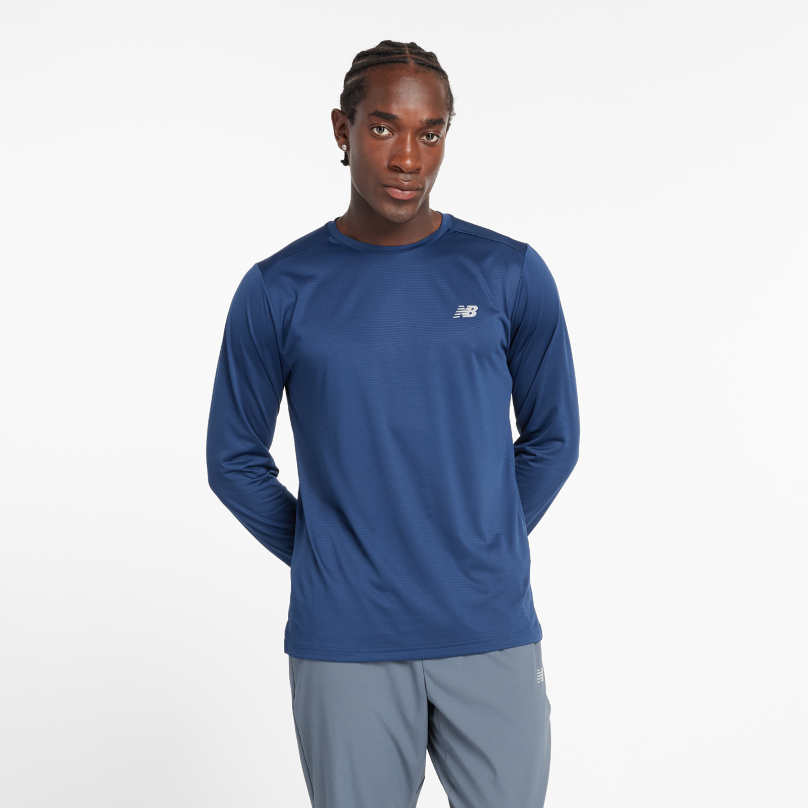 New Balance New Balance Run Long Sleeve T-Shirt  Herren, blau, Grösse: S