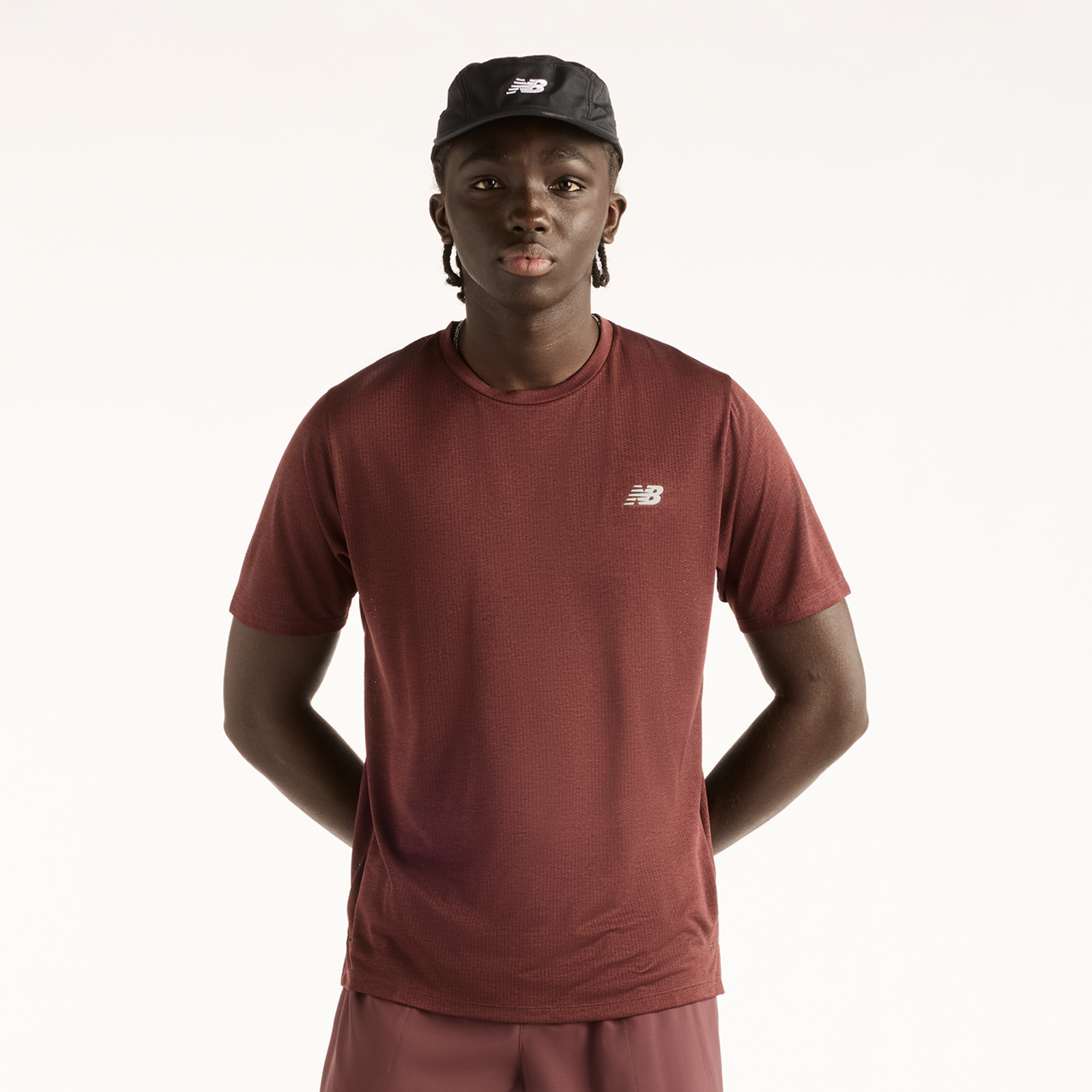 New Balance New Balance NB Athletics Run T-Shirt Herren, rot, Grösse: S Regular Fit Herren, rot, Grösse: S