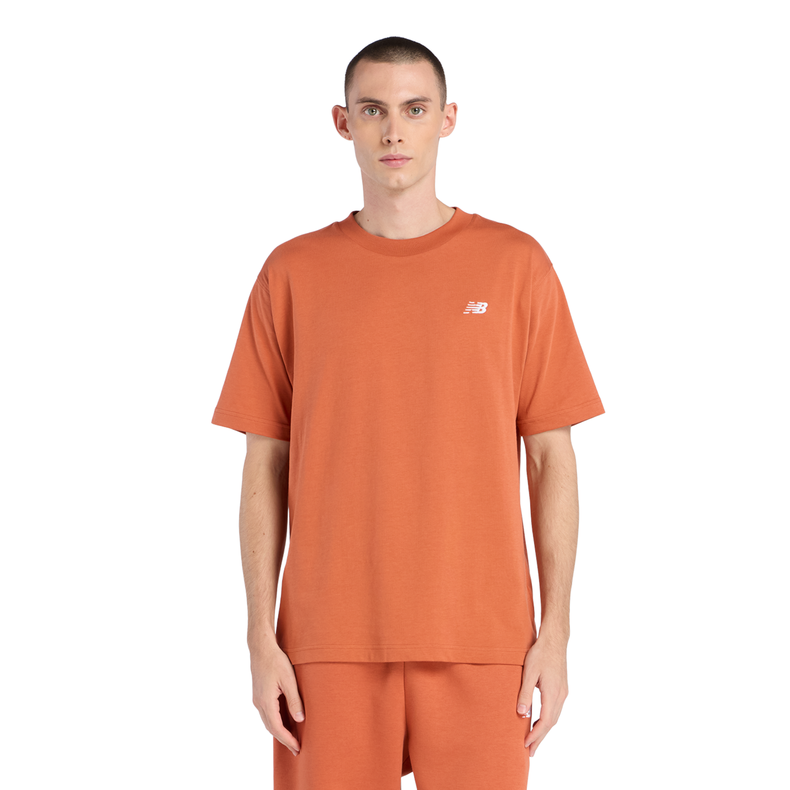 New Balance Sport Essentials Small Logo T-Shirt Relaxed Fit Herren, cinnamon, Grösse: XXL