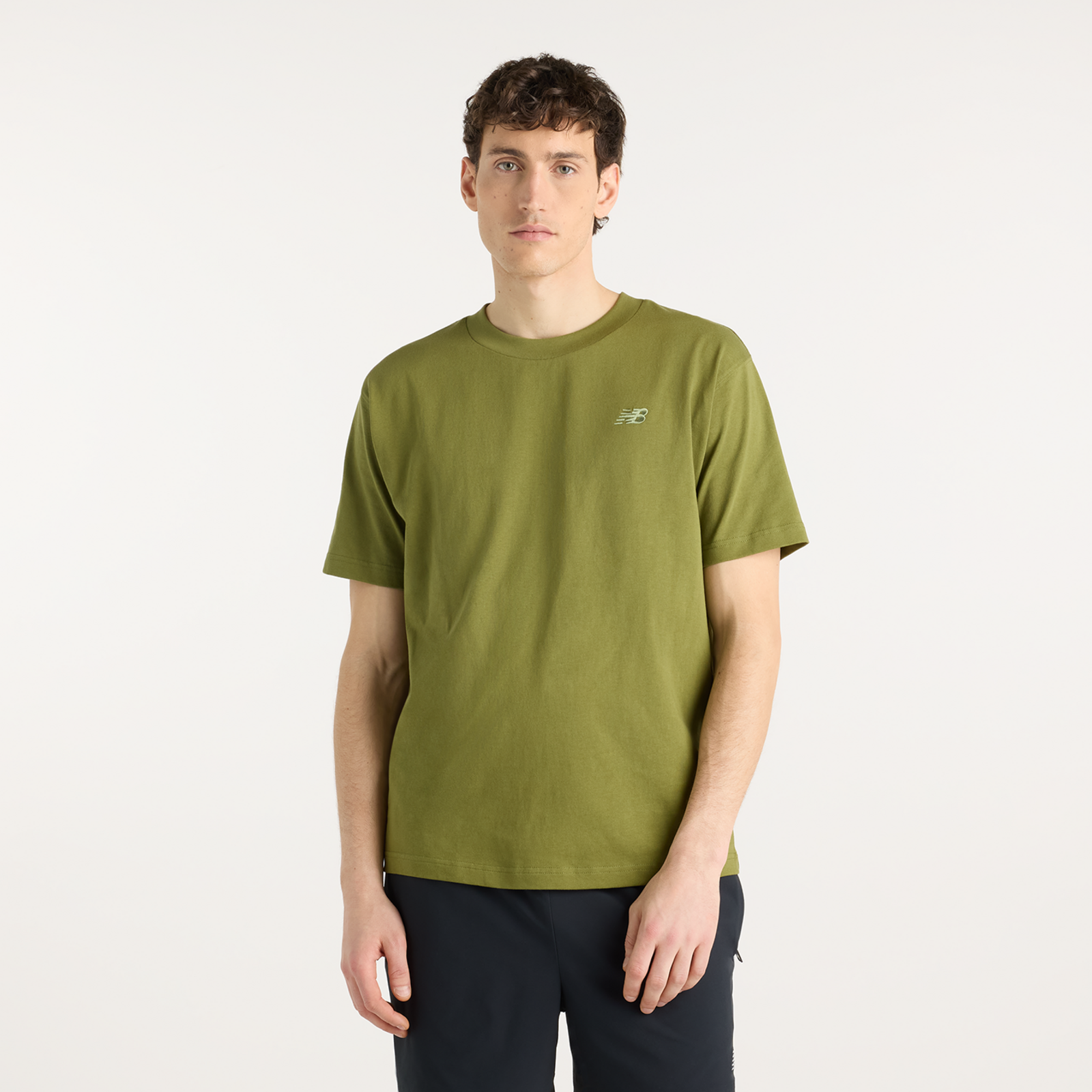 New Balance New Balance NB Athletics Cotton T-Shirt Herren, grün, Grösse: XL Relaxed Fit Herren, grün, Grösse: XL