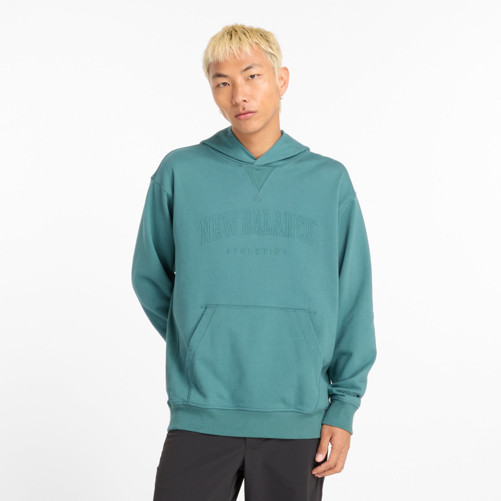 New Balance Graphic Hoodie Better Relaxed Fit Herren, new spruce, Grösse: M