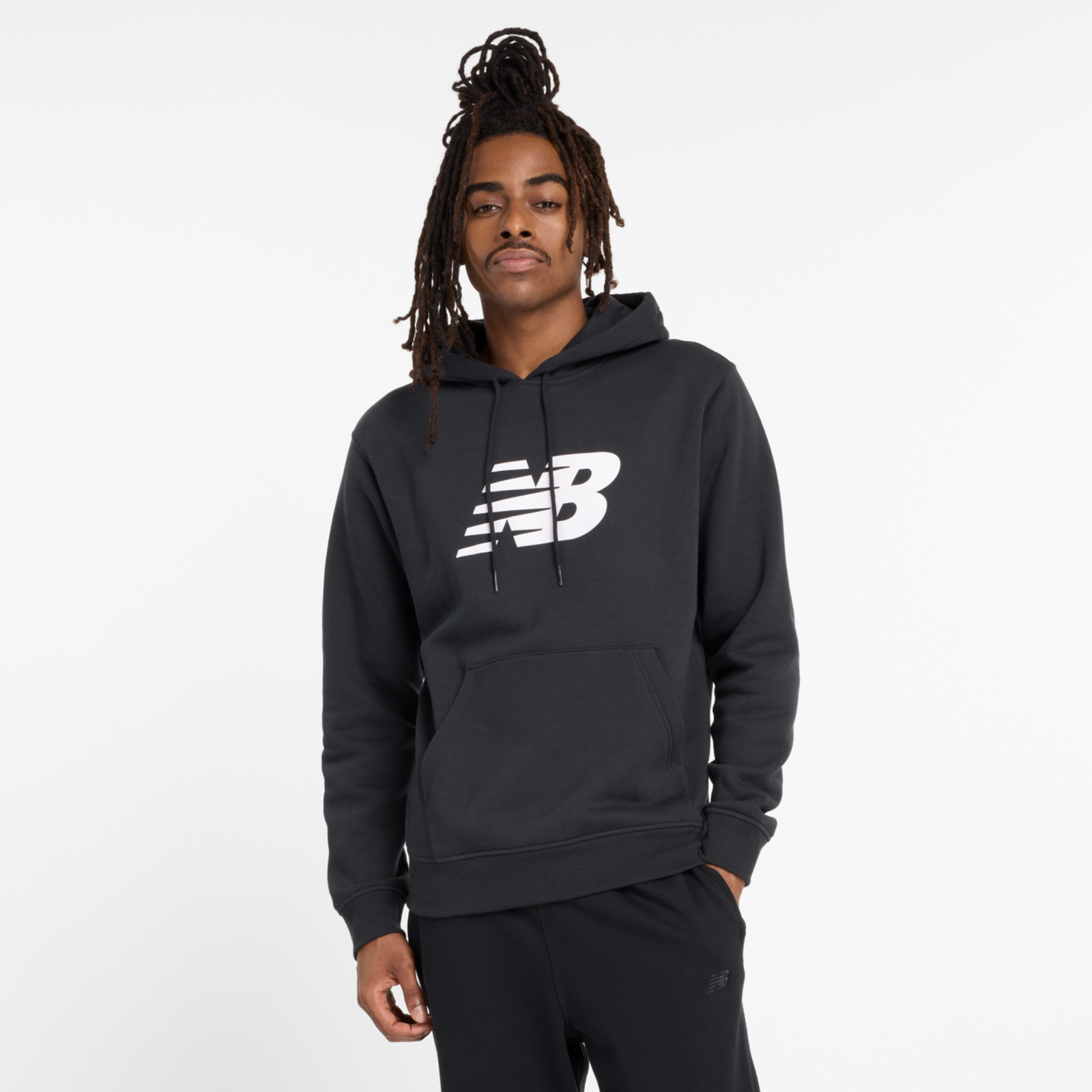 New Balance Sport Core Brushed Hoodie Regular Fit Herren, schwarz, Grösse: S