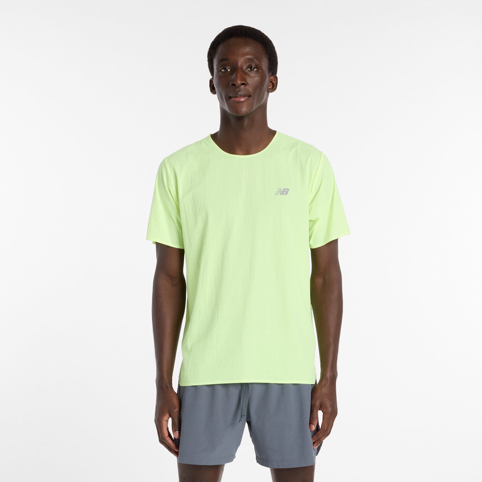 New Balance Race Day Ultra Light T-Shirt Regular Fit Herren, gelb, Grösse: S