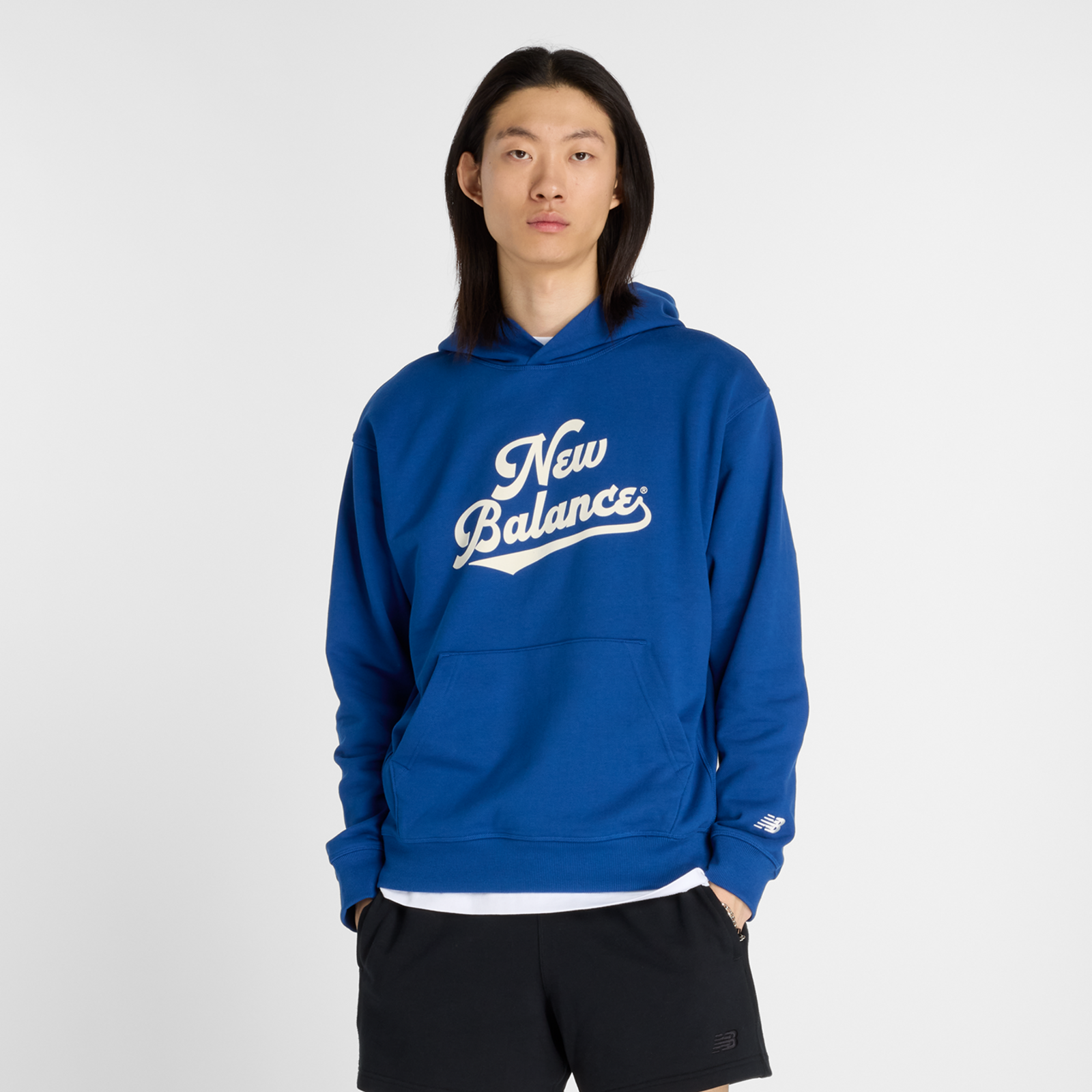 New Balance Athletics Legacy Hoodie  Herren, galaxy blue, Grösse: XL