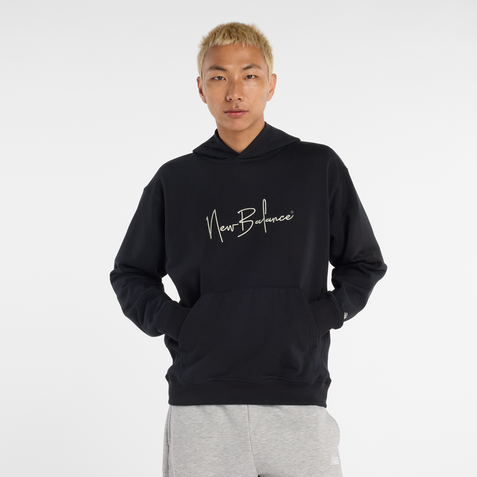 New Balance Atheltics Signature Hoodie  Herren, black, Grösse: XL