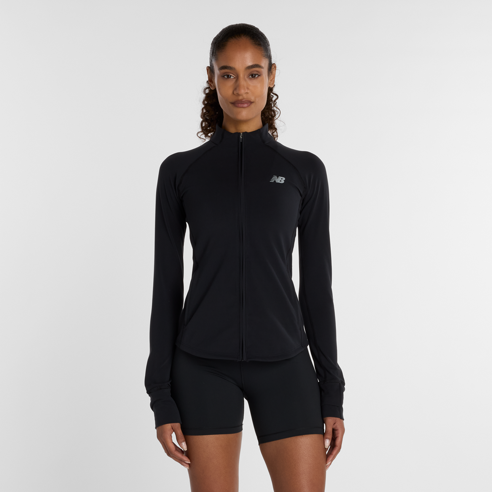 New Balance W NB Harmony Full Zip  Damen, black, Grösse: L