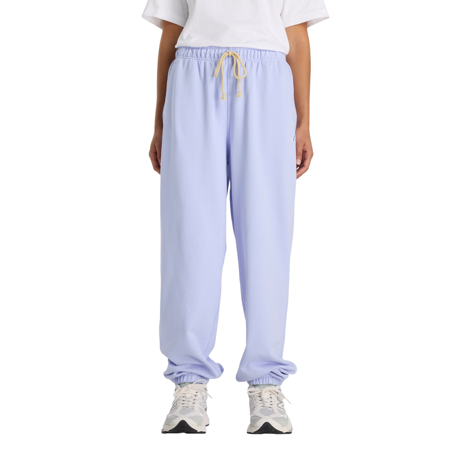 New Balance W NB Athletics French Terry Jogger Oversized Fit Damen, daybreak, Grösse: L