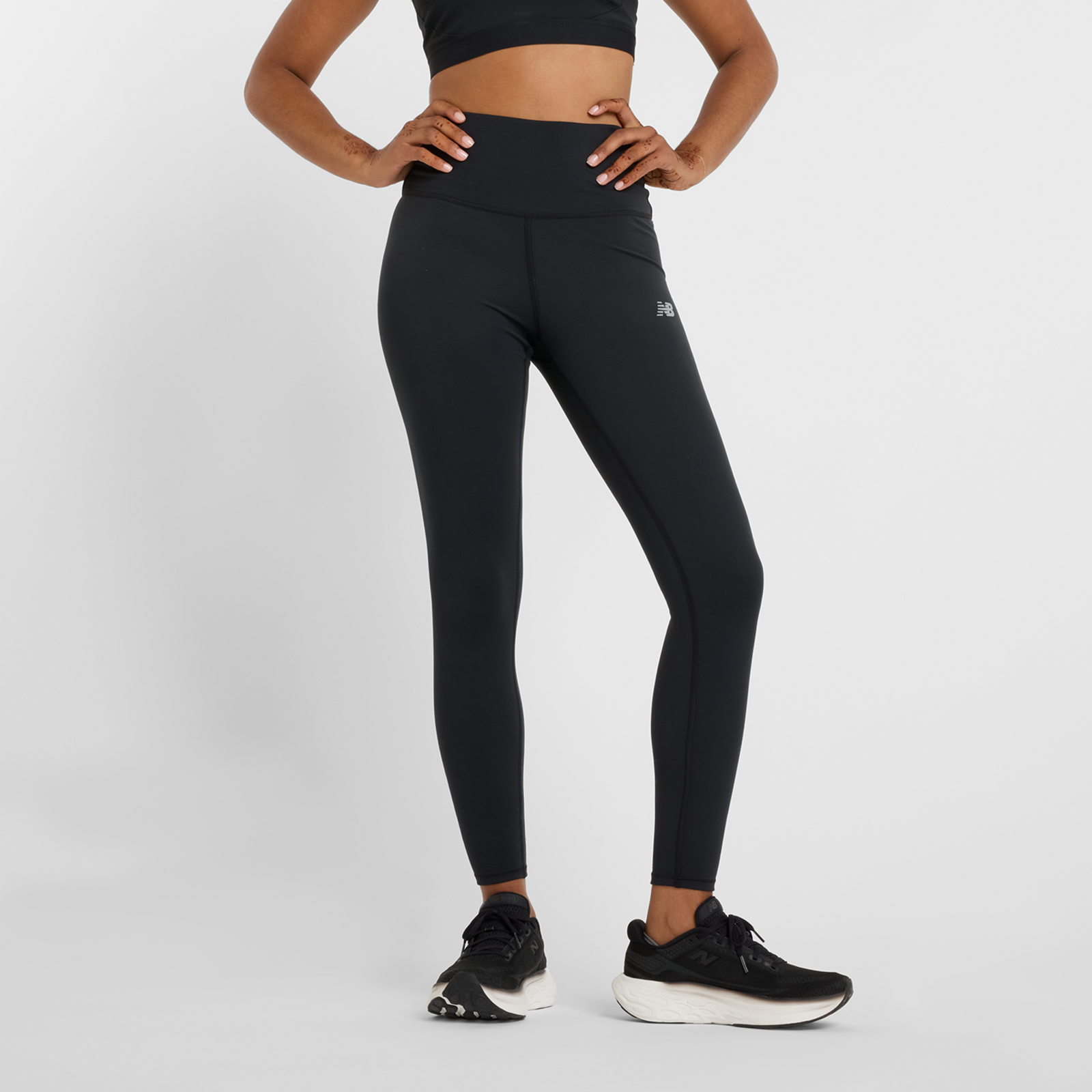 New Balance New Balance W NB Harmony High Rise Legging 25" Damen, schwarz, Grösse: L Fitted Damen, schwarz, Grösse: L