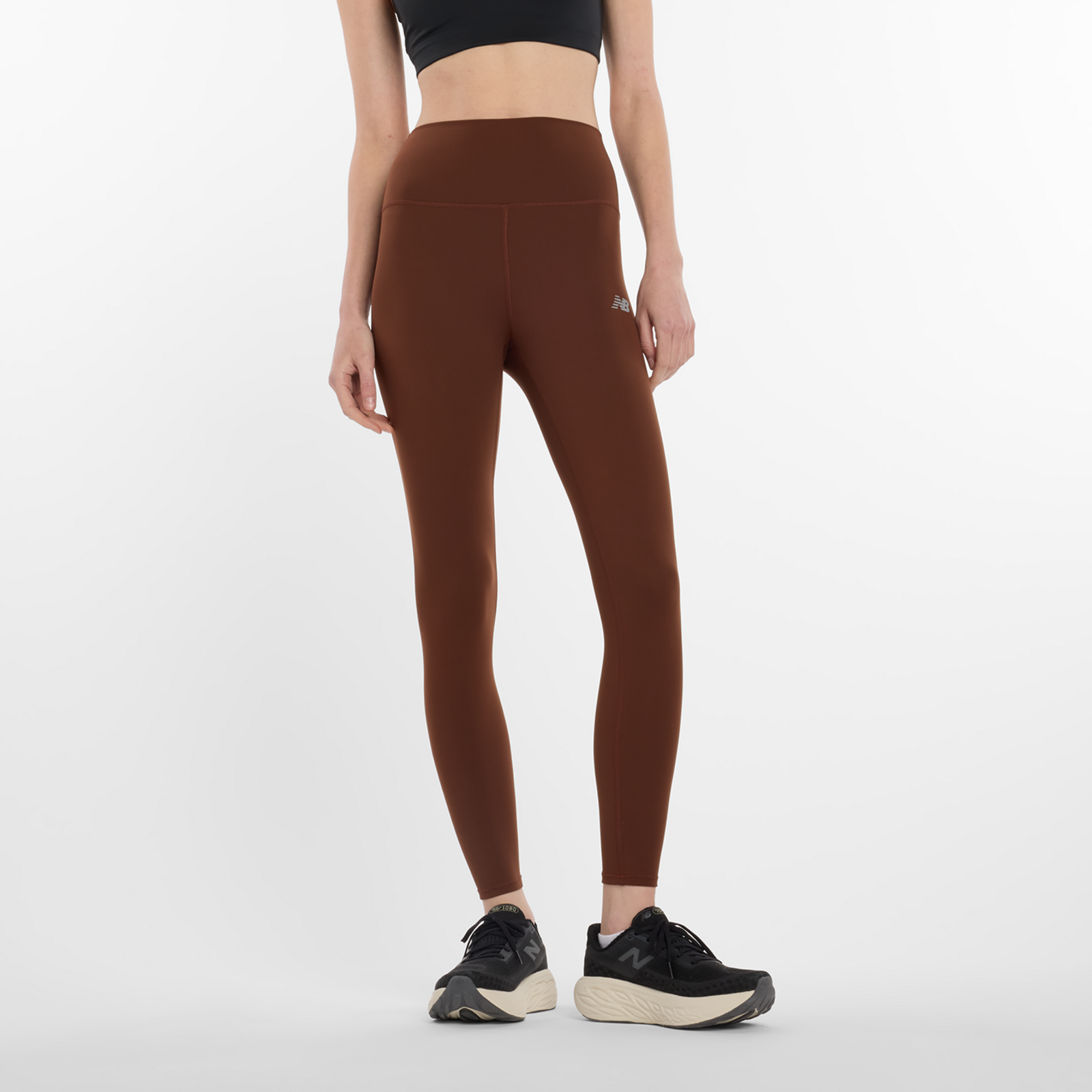 New Balance New Balance W NB Harmony High Rise Legging 25" Damen, braun, Grösse: XS Fitted Damen, braun, Grösse: XS