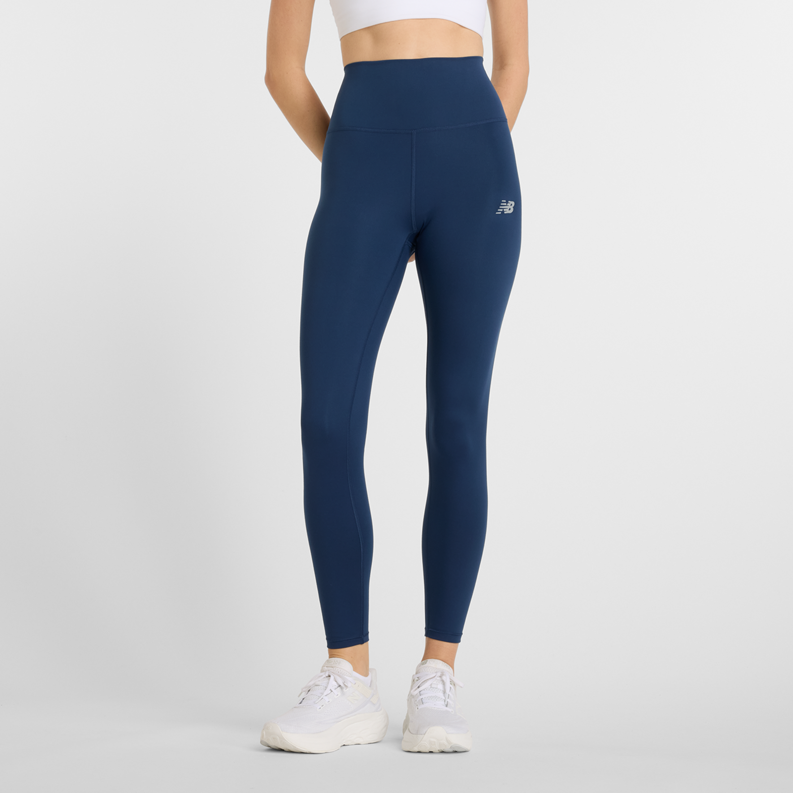New Balance W NB Harmony High Rise Legging 25" Fitted Damen, blau, Grösse: XS