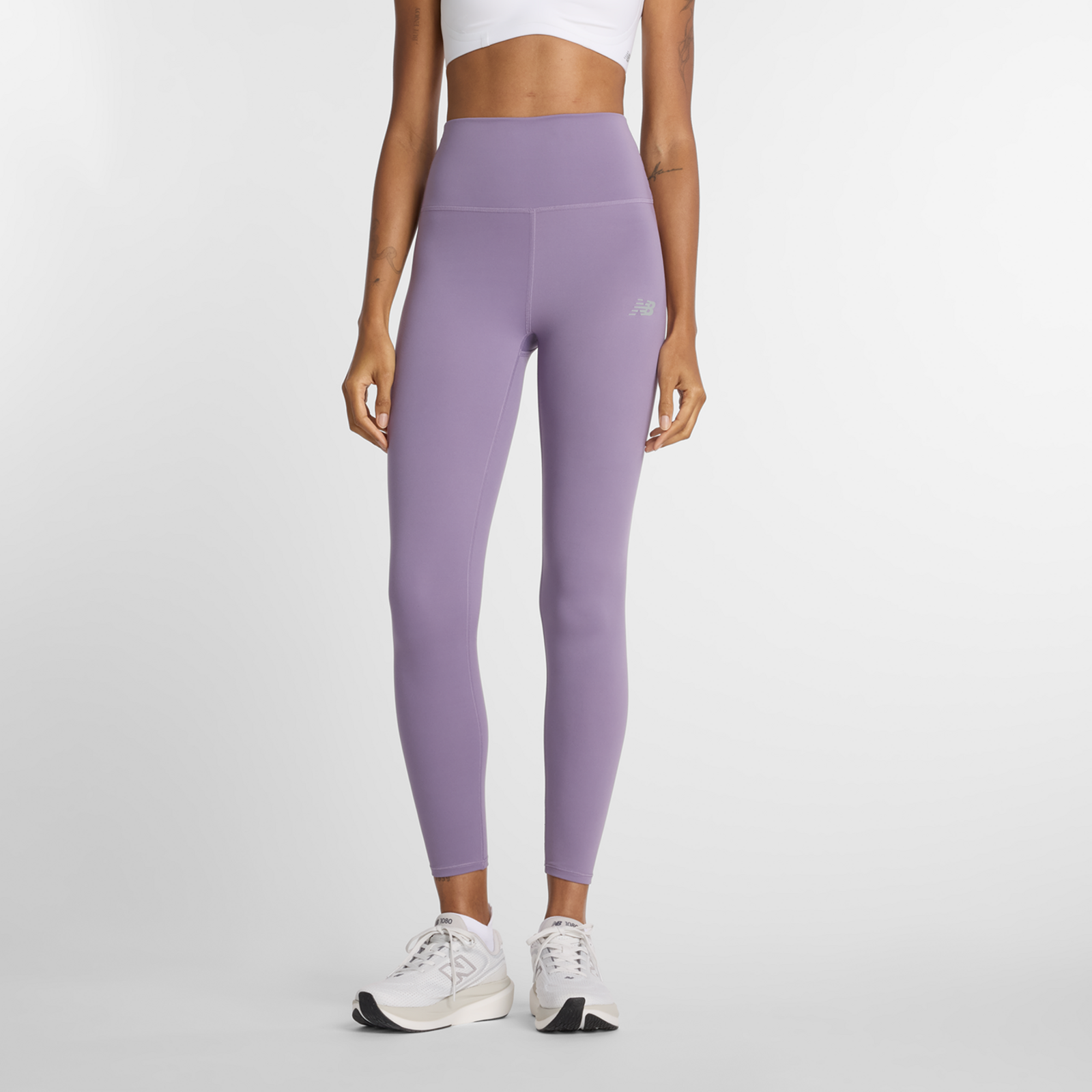 New Balance W NB Harmony High Rise Legging 25" Fitted Damen, candied violet, Grösse: XL