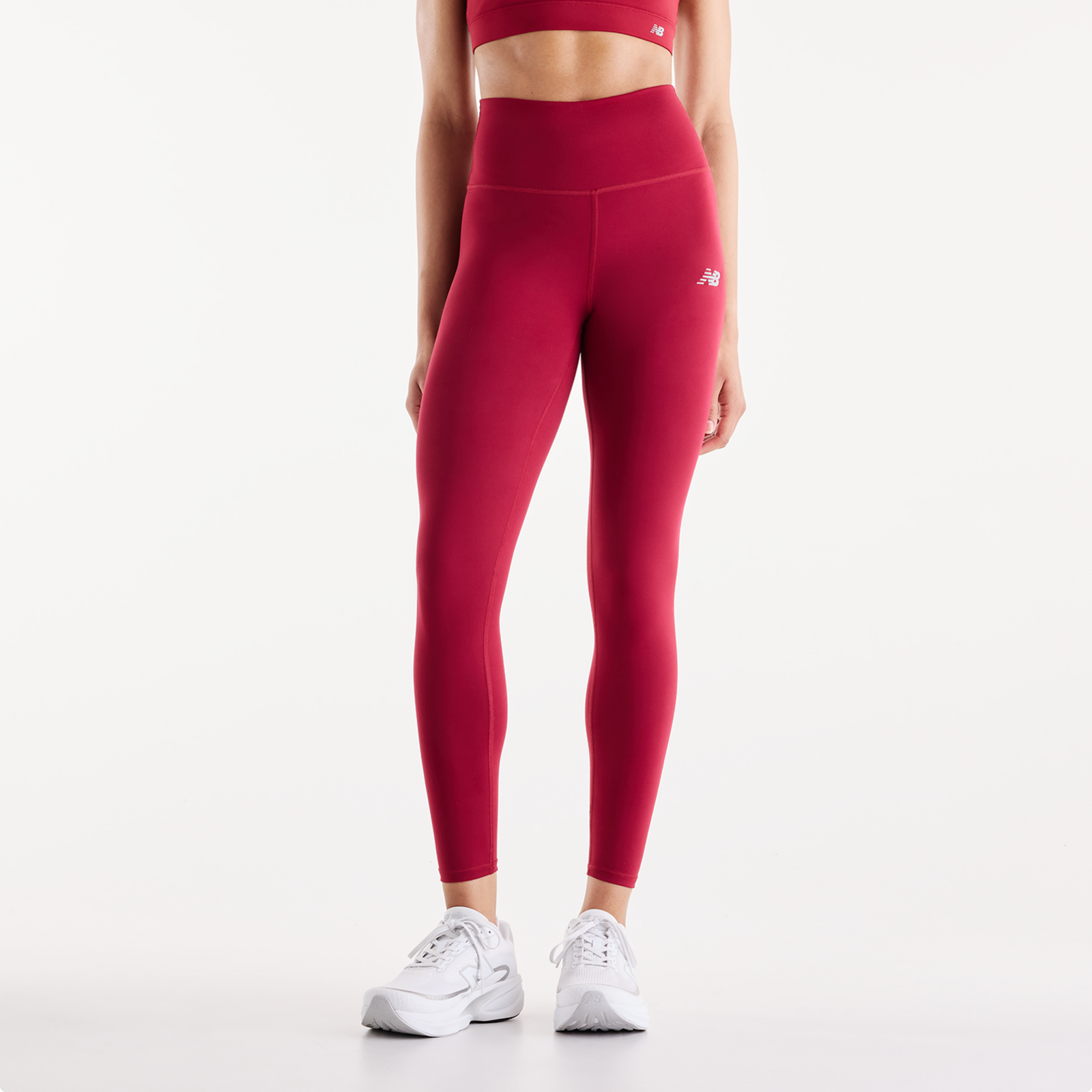 New Balance New Balance W NB Harmony High Rise Legging 25" Damen, rot, Grösse: S Fitted Damen, rot, Grösse: S