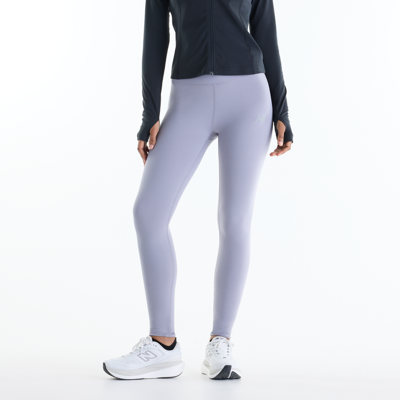 New Balance W NB Harmony High Rise Legging 27" Fitted Damen, grau, Grösse: XL