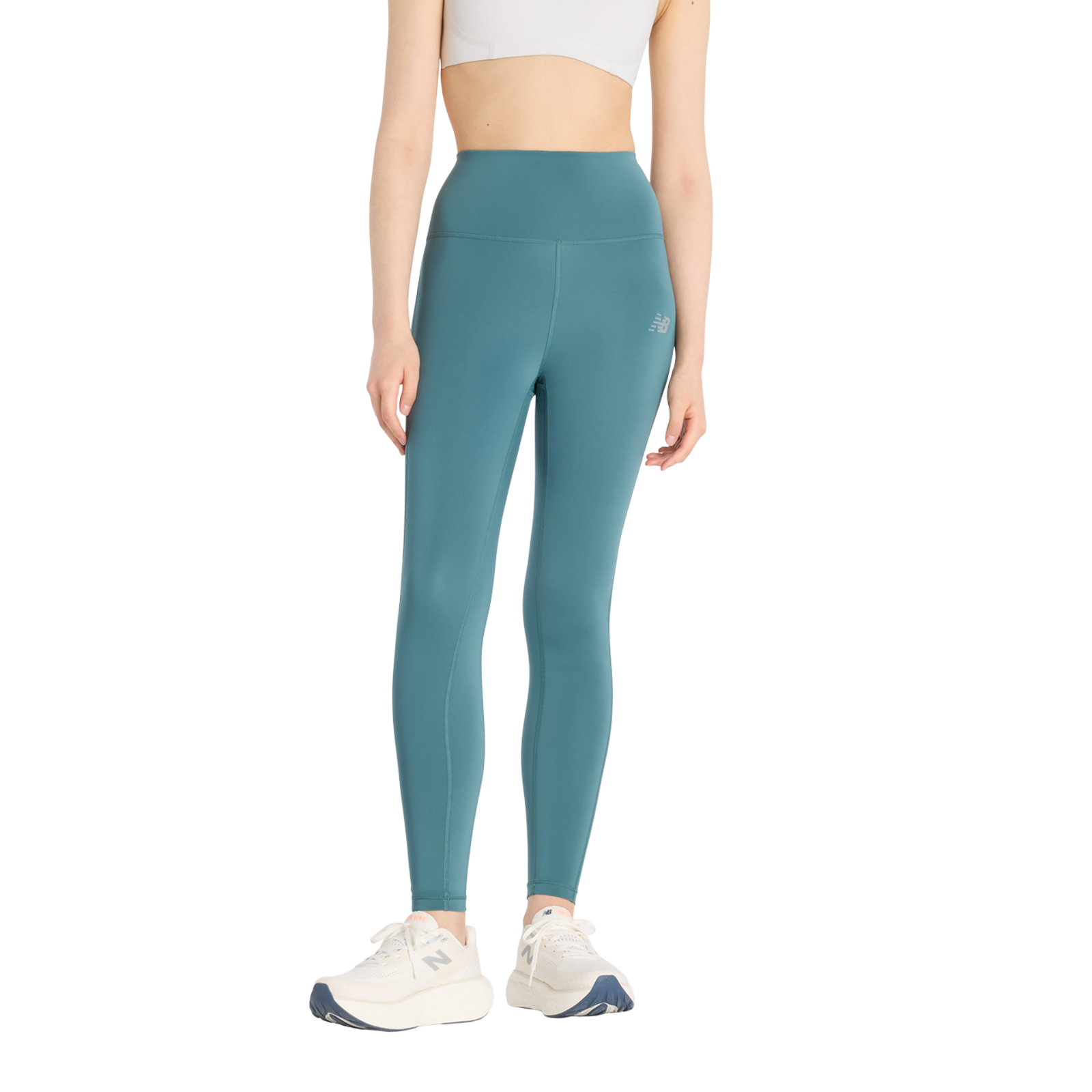 New Balance W Sport High Rise Legging 25" Fitted Damen, new spruce, Grösse: S