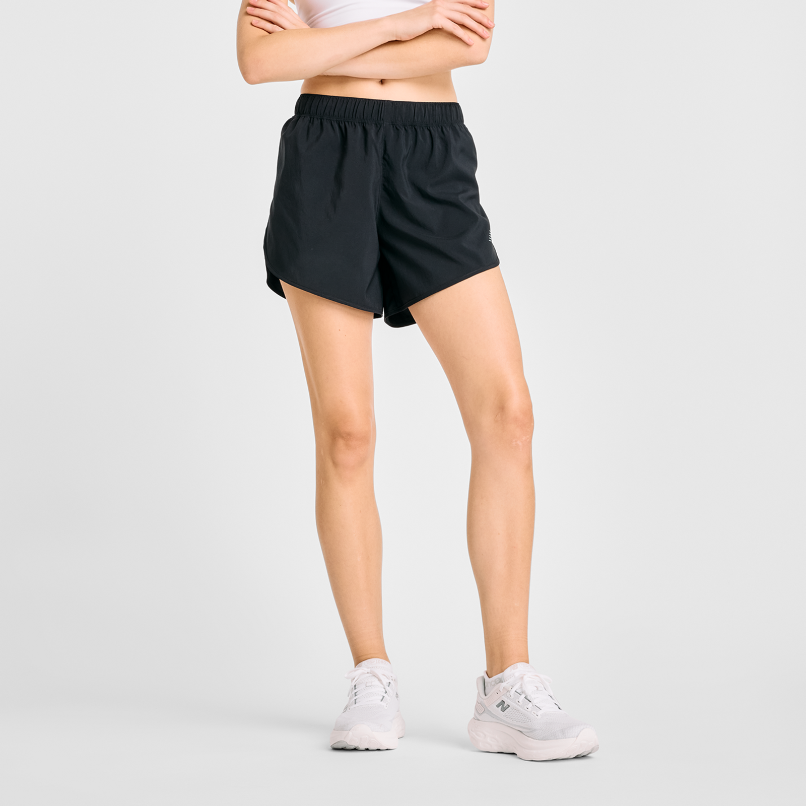 Image of New Balance New Balance W Sport Short 5" Damen, schwarz, Grösse: XXL Regular Fit Damen, schwarz, Grösse: XXL