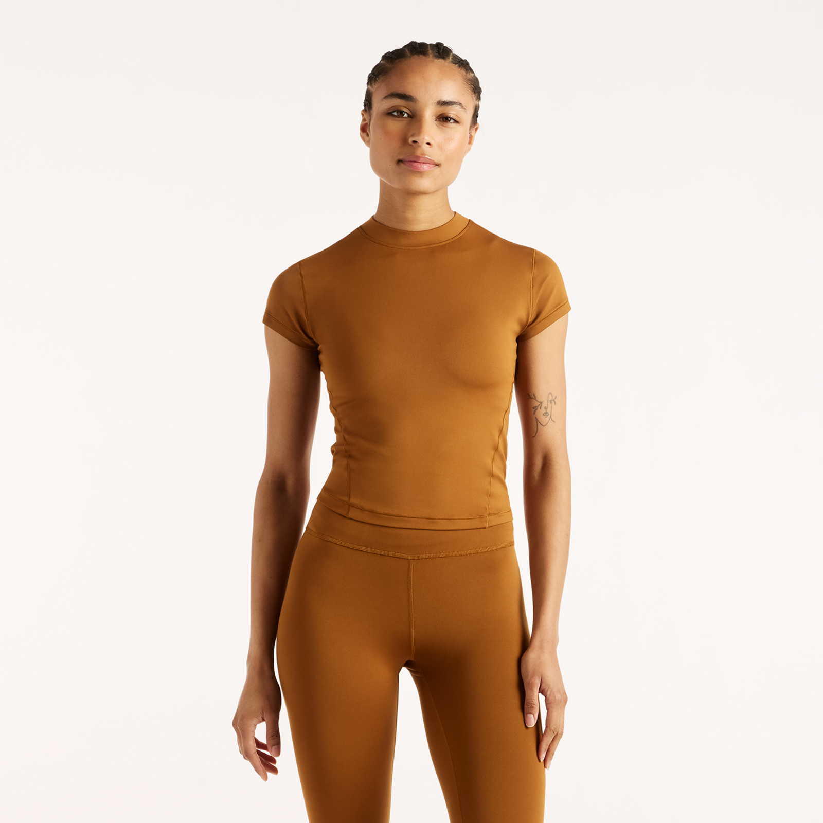 New Balance New Balance W NB Define Fitted T-Shirt Damen, braun, Grösse: XL  Damen, braun, Grösse: XL