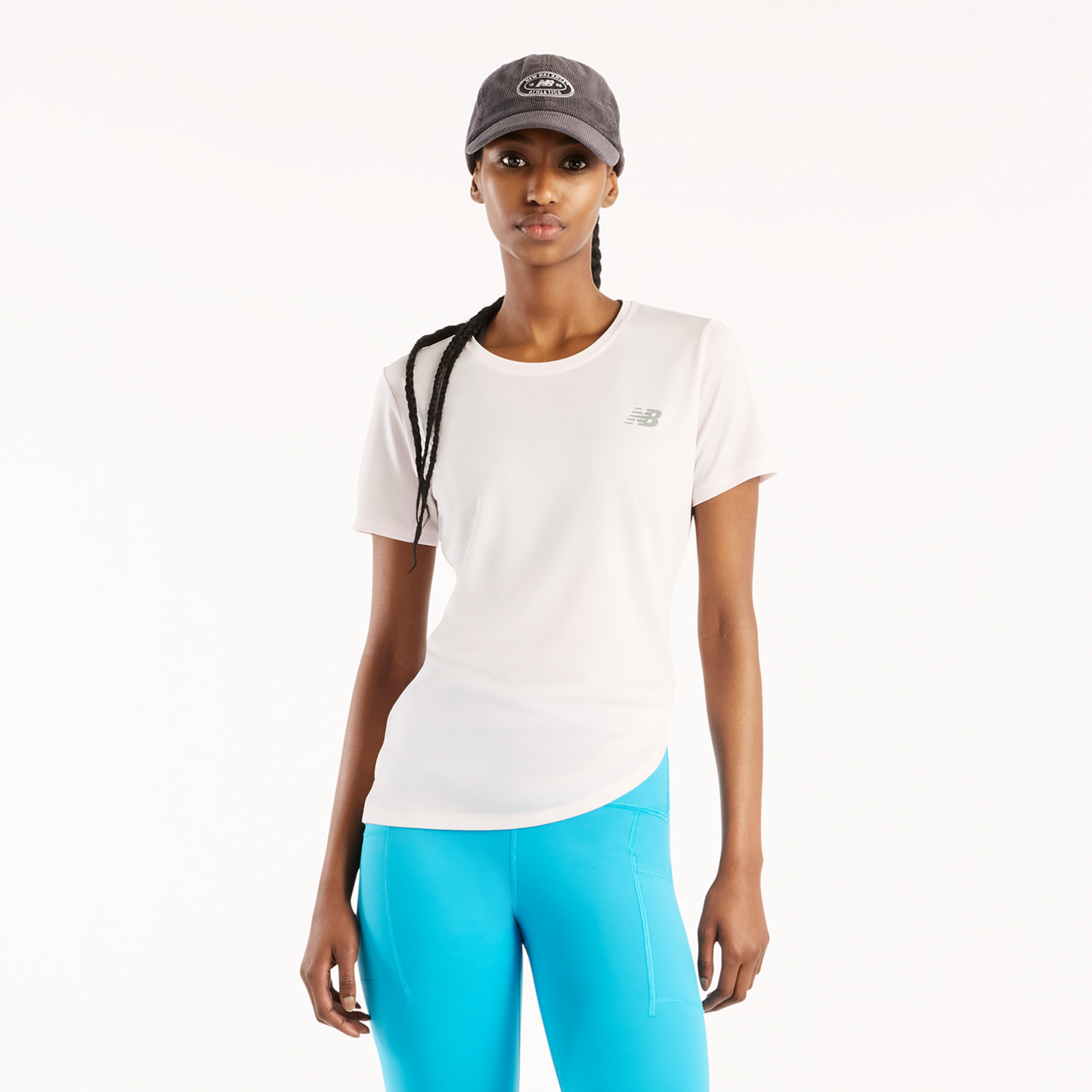 New Balance W Sport Short Sleeve Slim Fit Damen, pink, Grösse: XS