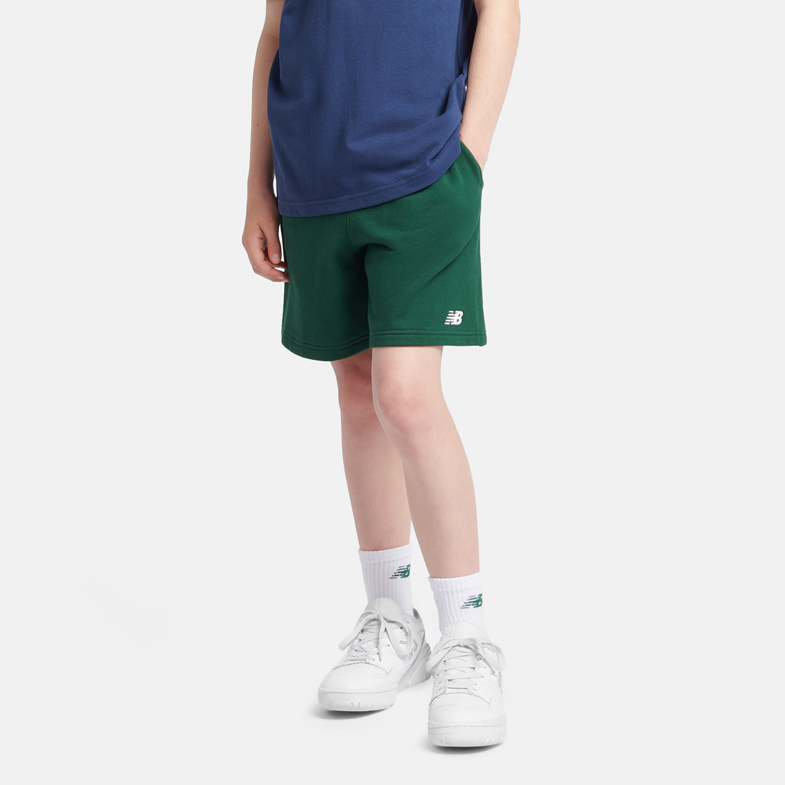 New Balance B New Balance French Terry Small Logo Short  Jungen, grün, Grösse: 12-13 Years