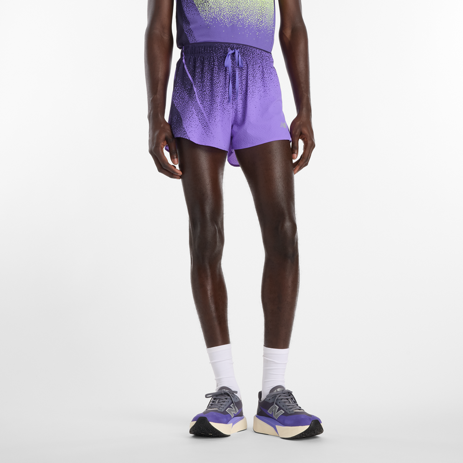 New Balance New Balance RC Ultra Light Printed Short 3" Herren, violett, Grösse: XL  Herren, violett, Grösse: XL