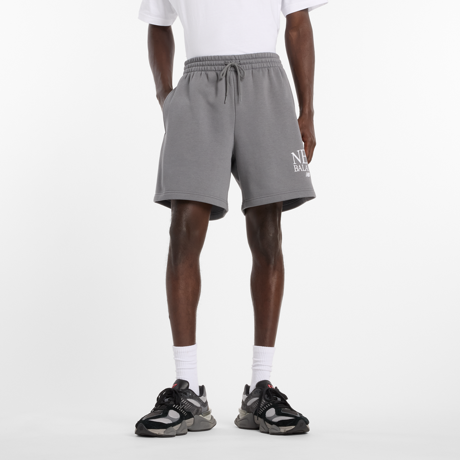 New Balance Reimagined Fleece Short 7"  Herren, castlerock, Grösse: L