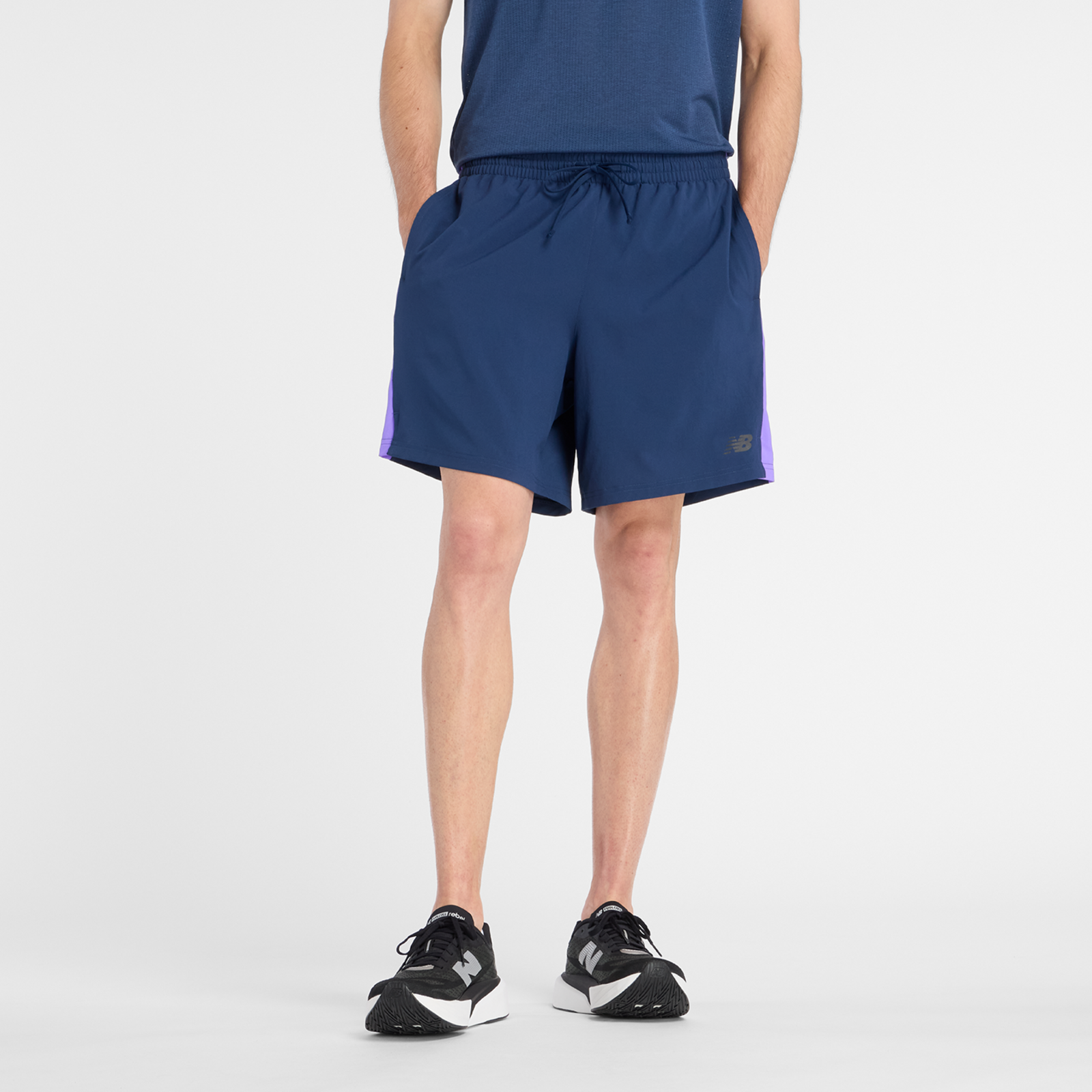New Balance Fast Days Short 7"  Herren, nb navy, Grösse: L