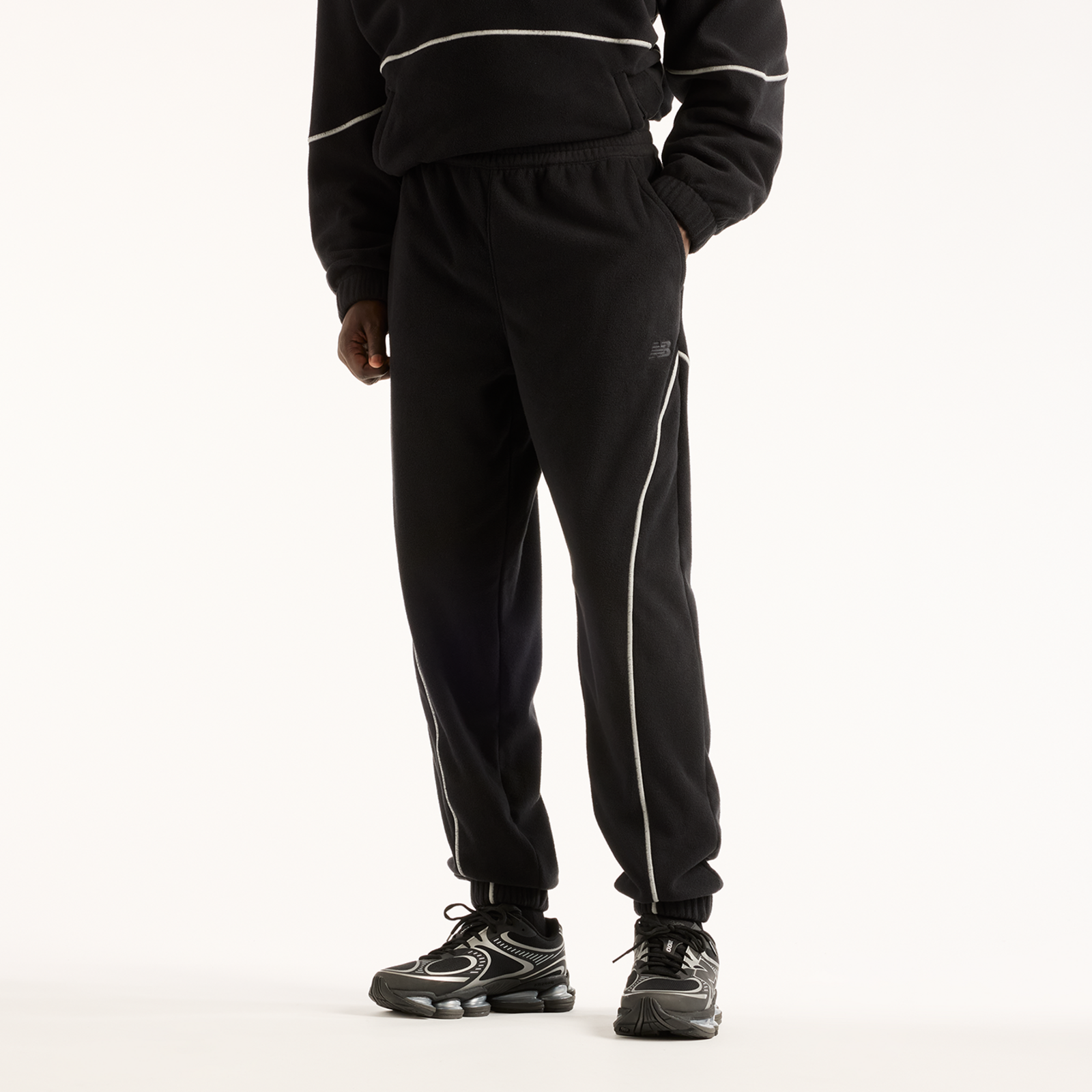 New Balance New Balance Trackside Polar Fleece Jogger Herren, schwarz, Grösse: XXL  Herren, schwarz, Grösse: XXL