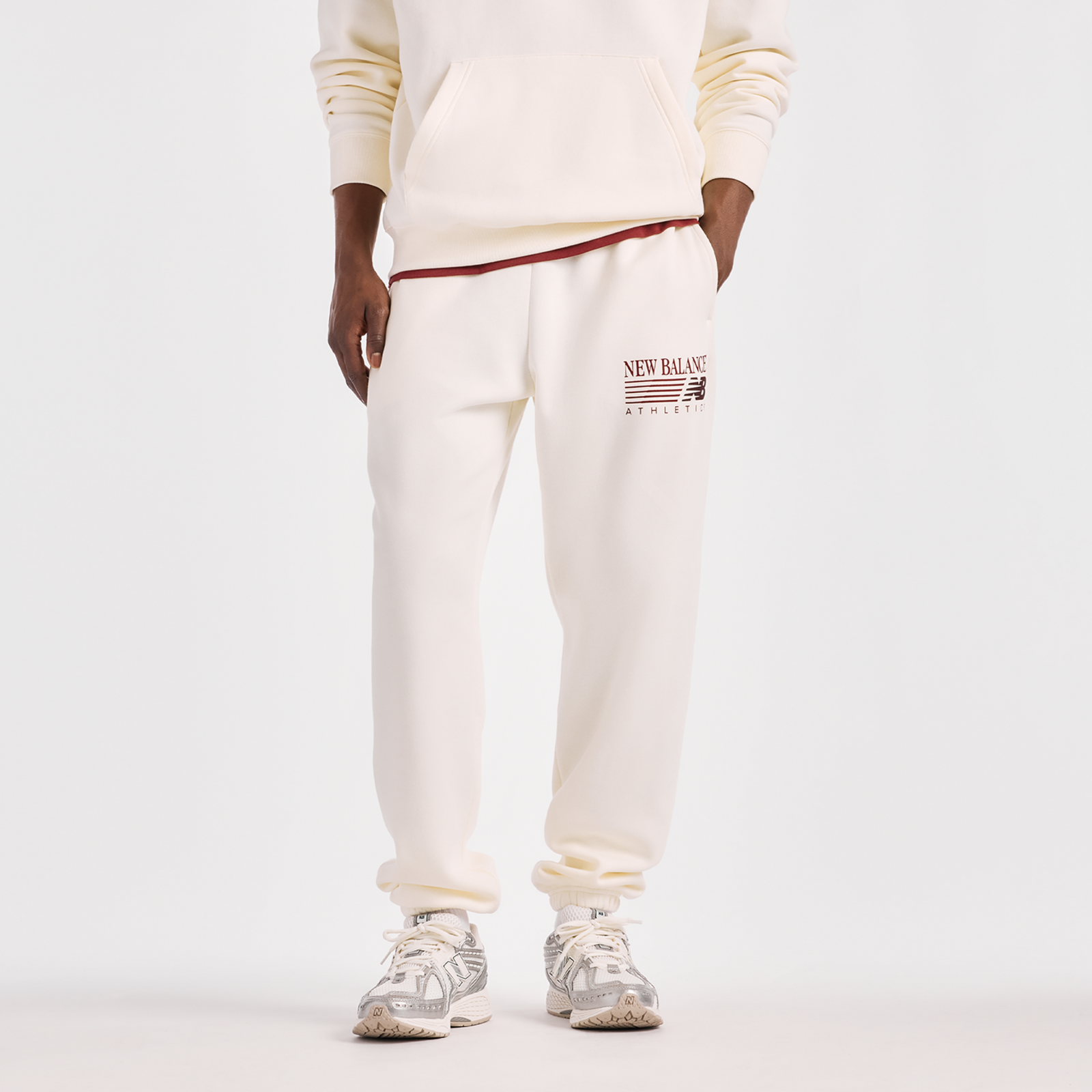New Balance New Balance Reimagined Graphic Fleece Jogger Herren, beige, Grösse: S  Herren, beige, Grösse: S