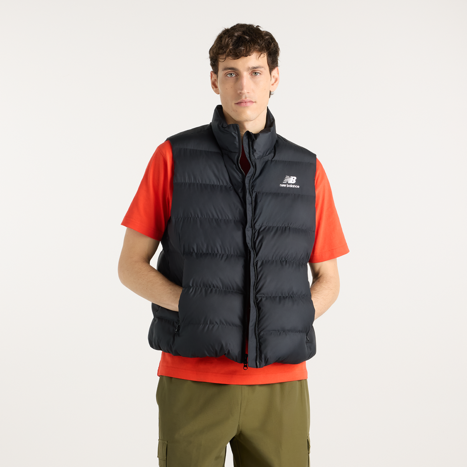 New Balance New Balance Boston Puffer Vest Herren, schwarz, Grösse: S  Herren, schwarz, Grösse: S