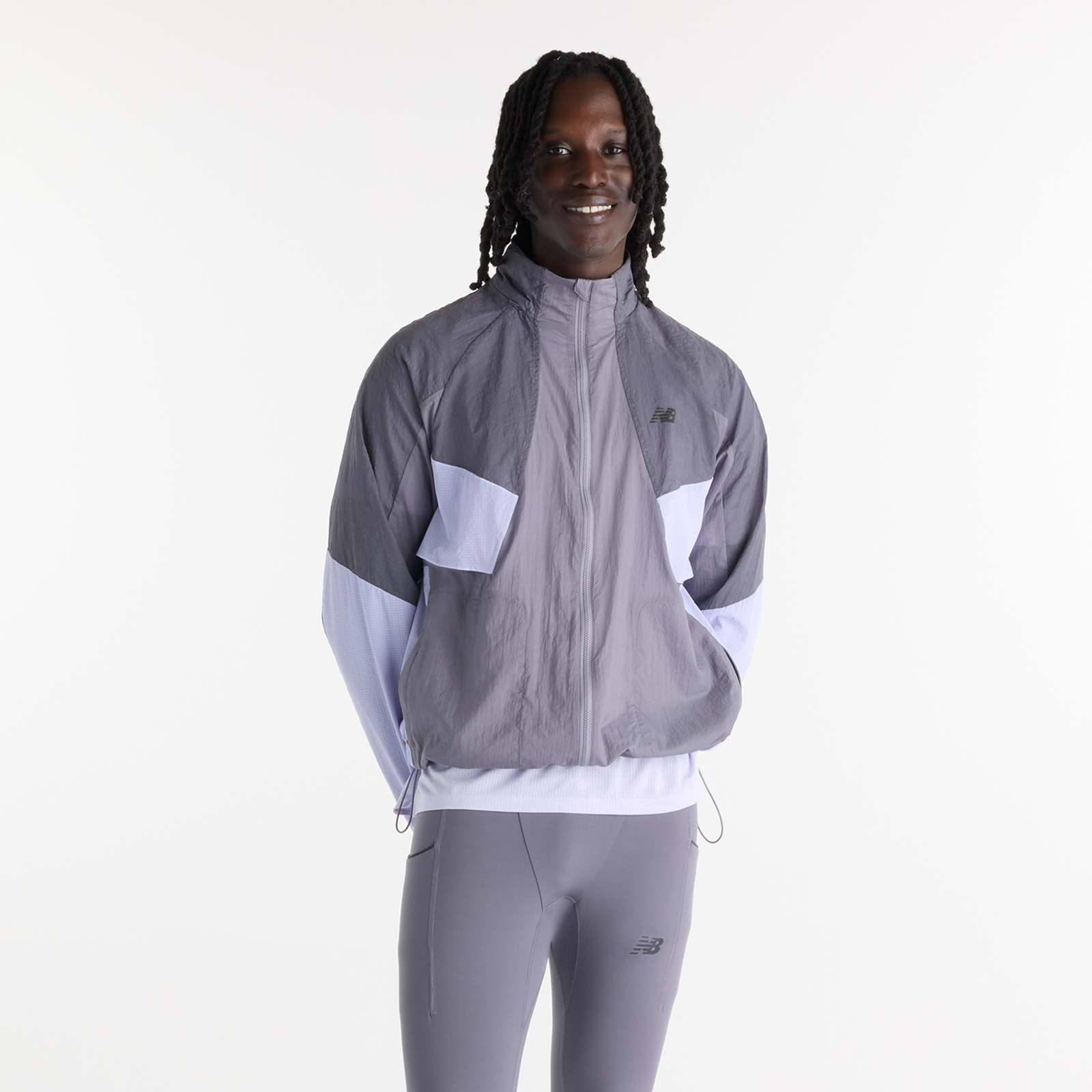 New Balance New Balance Reflective RC Jacket Herren, grau, Grösse: XXL  Herren, grau, Grösse: XXL