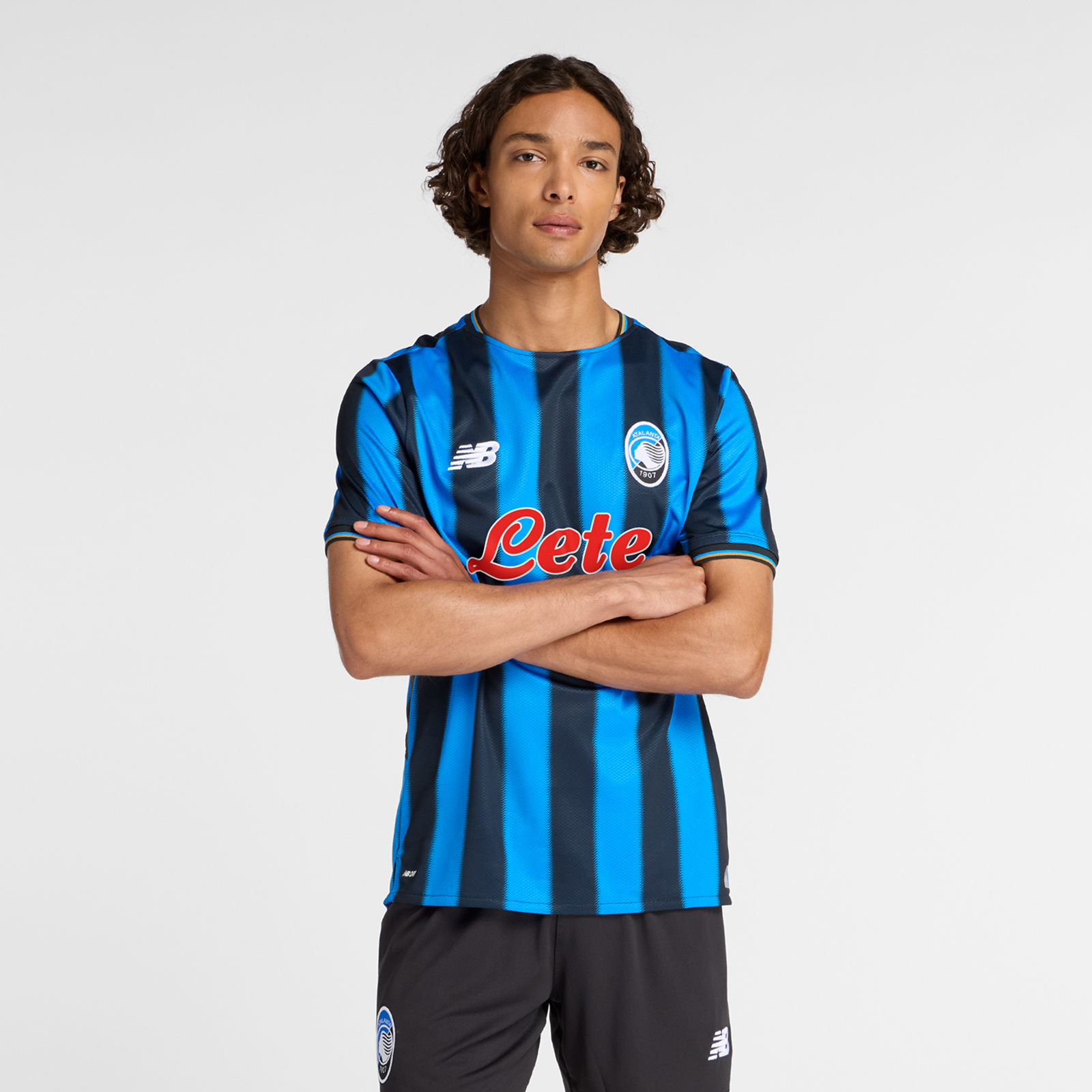 New Balance Atalanta Bergamo Home SS Jersey 25/26 Regular Fit Herren, home, Grösse: S