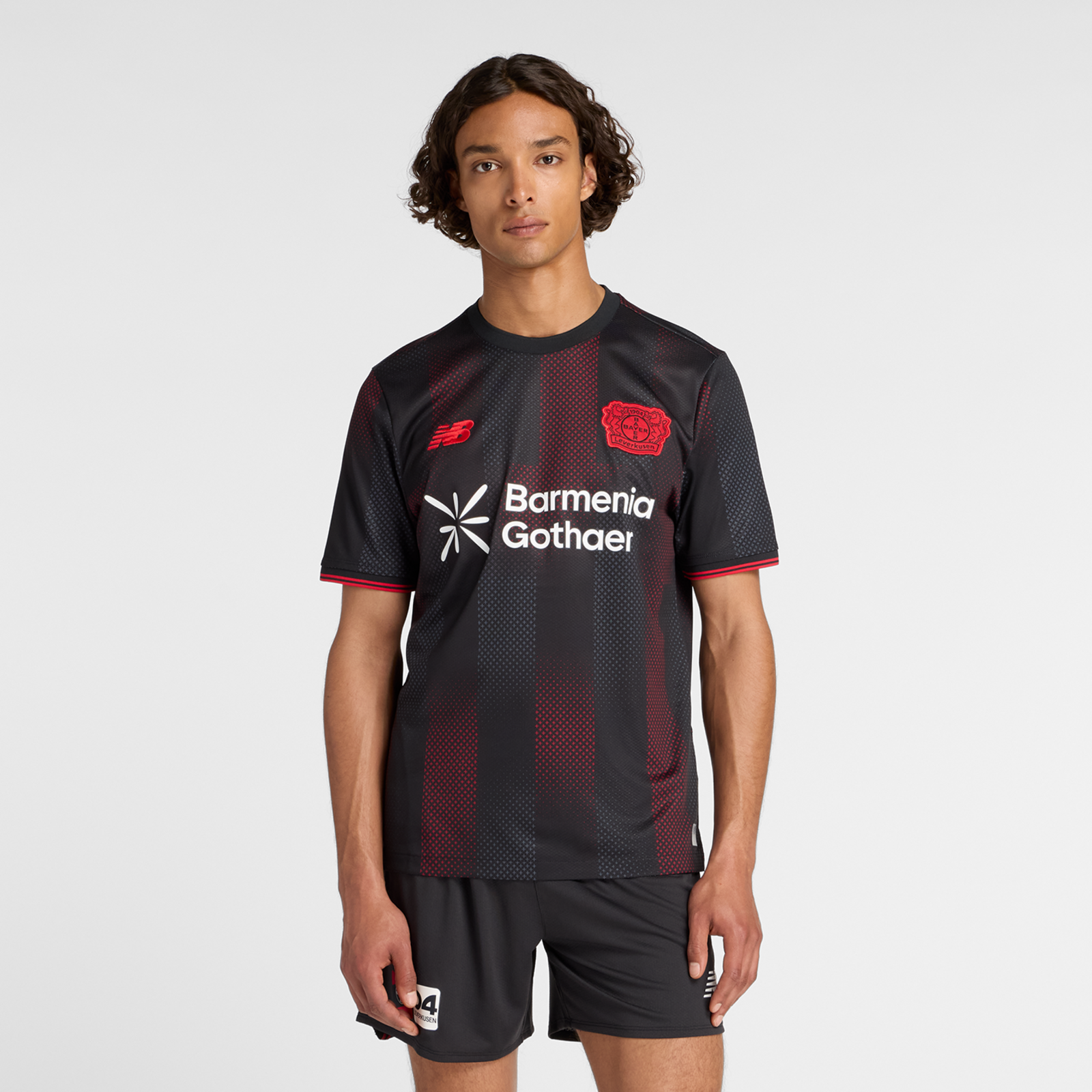 New Balance Bayer 04 Leverkusen Home SS Jersey 25/26 Regular Fit Herren, home, Grösse: S