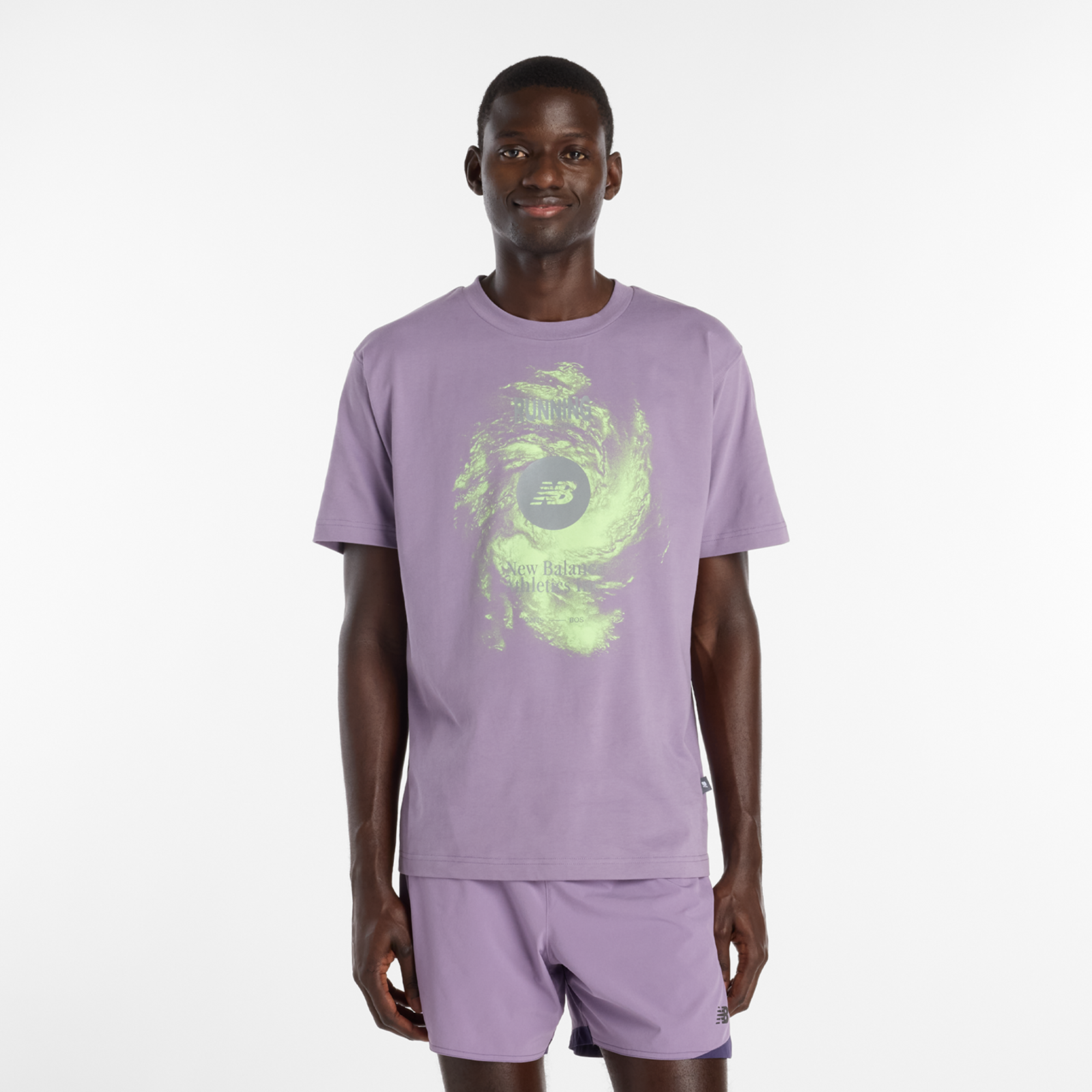 New Balance New Balance Vortex Performance T-Shirt Herren, violett, Grösse: L  Herren, violett, Grösse: L