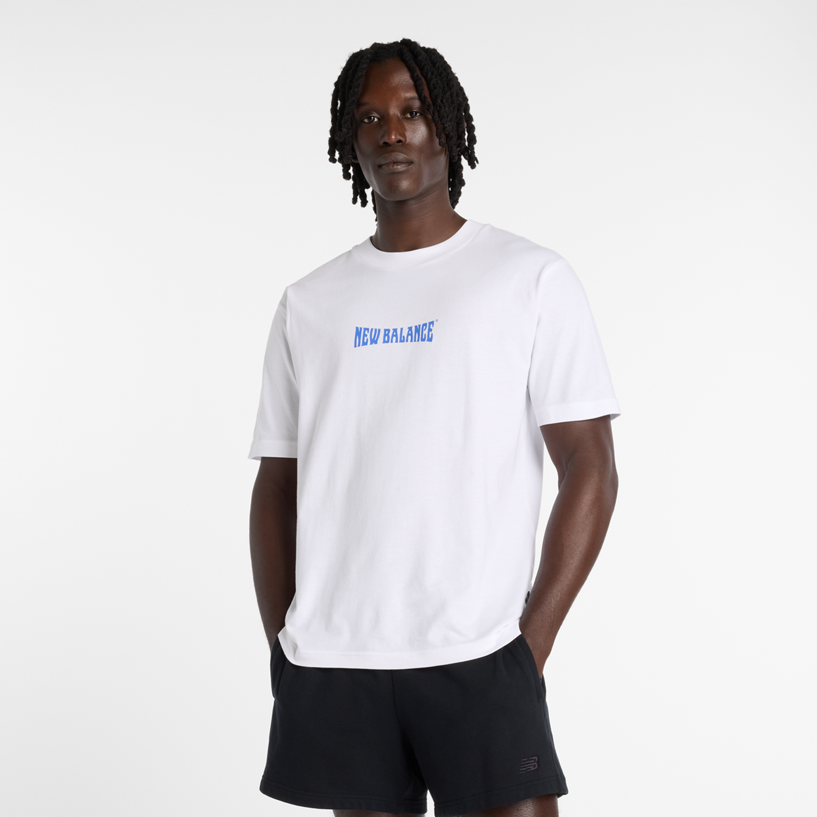 New Balance New Balance Wavey T-Shirt Herren, weiss, Grösse: XXL  Herren, weiss, Grösse: XXL