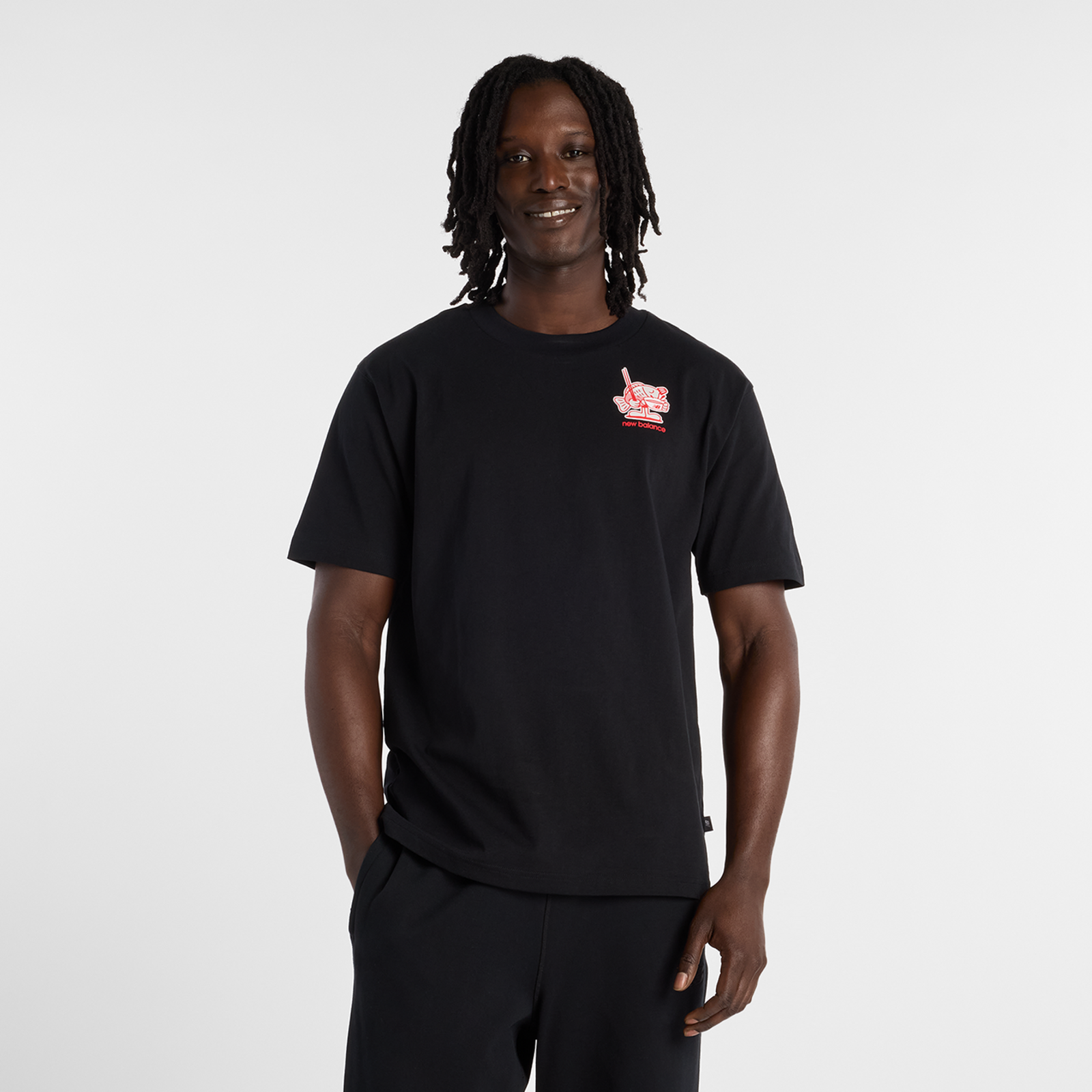 New Balance Ramen T-Shirt  Herren, black, Grösse: XL