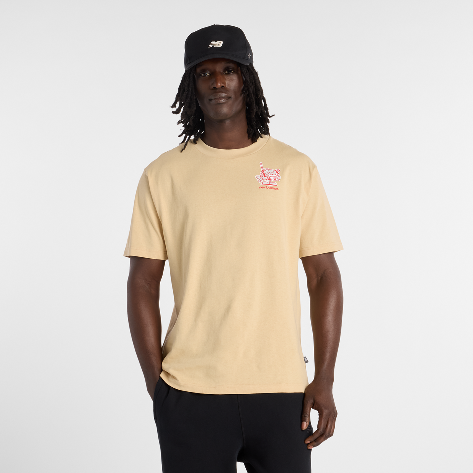 New Balance Ramen T-Shirt  Herren, braun, Grösse: S