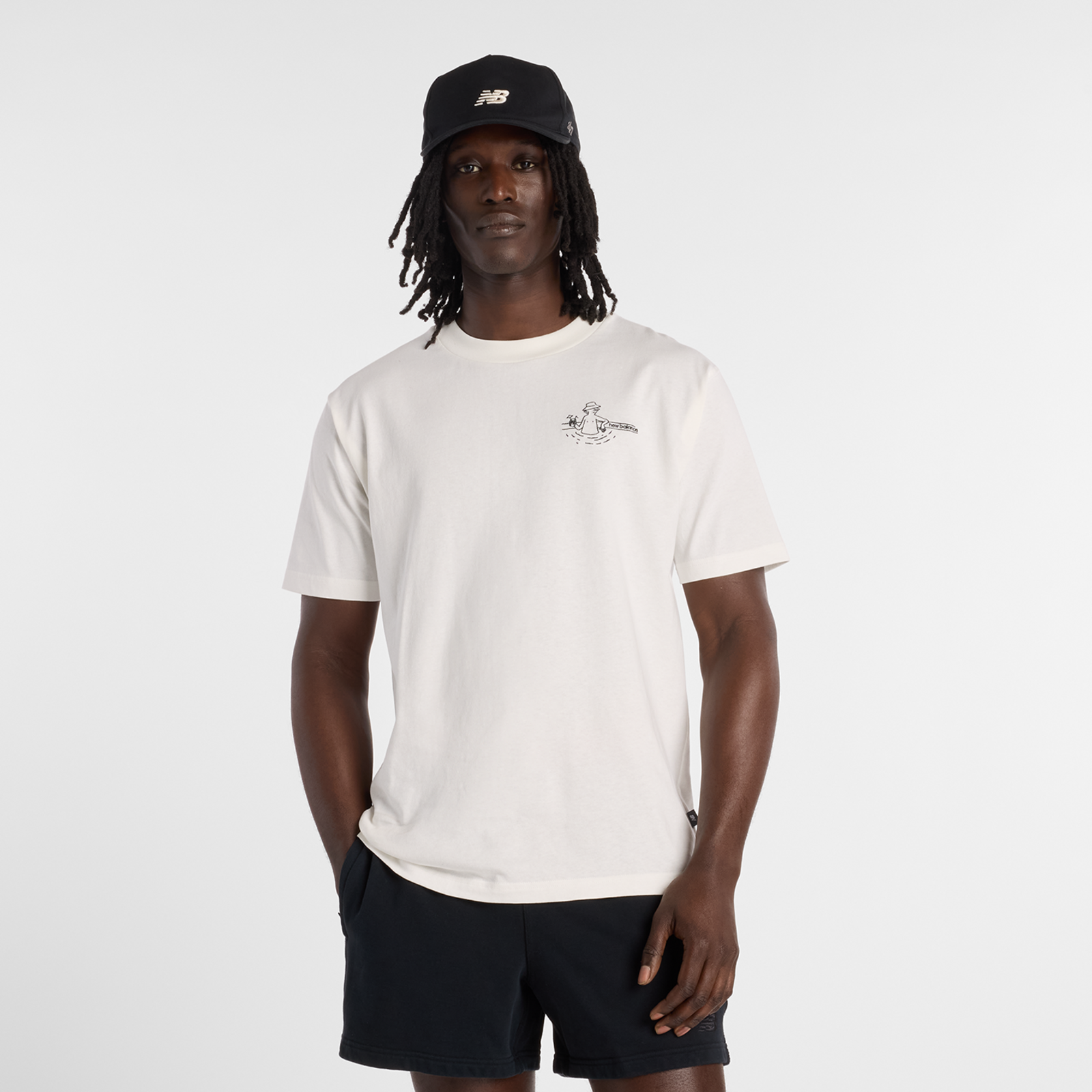 Image of New Balance New Balance Fountain T-Shirt Herren, weiss, Grösse: L Herren, weiss, Grösse: L