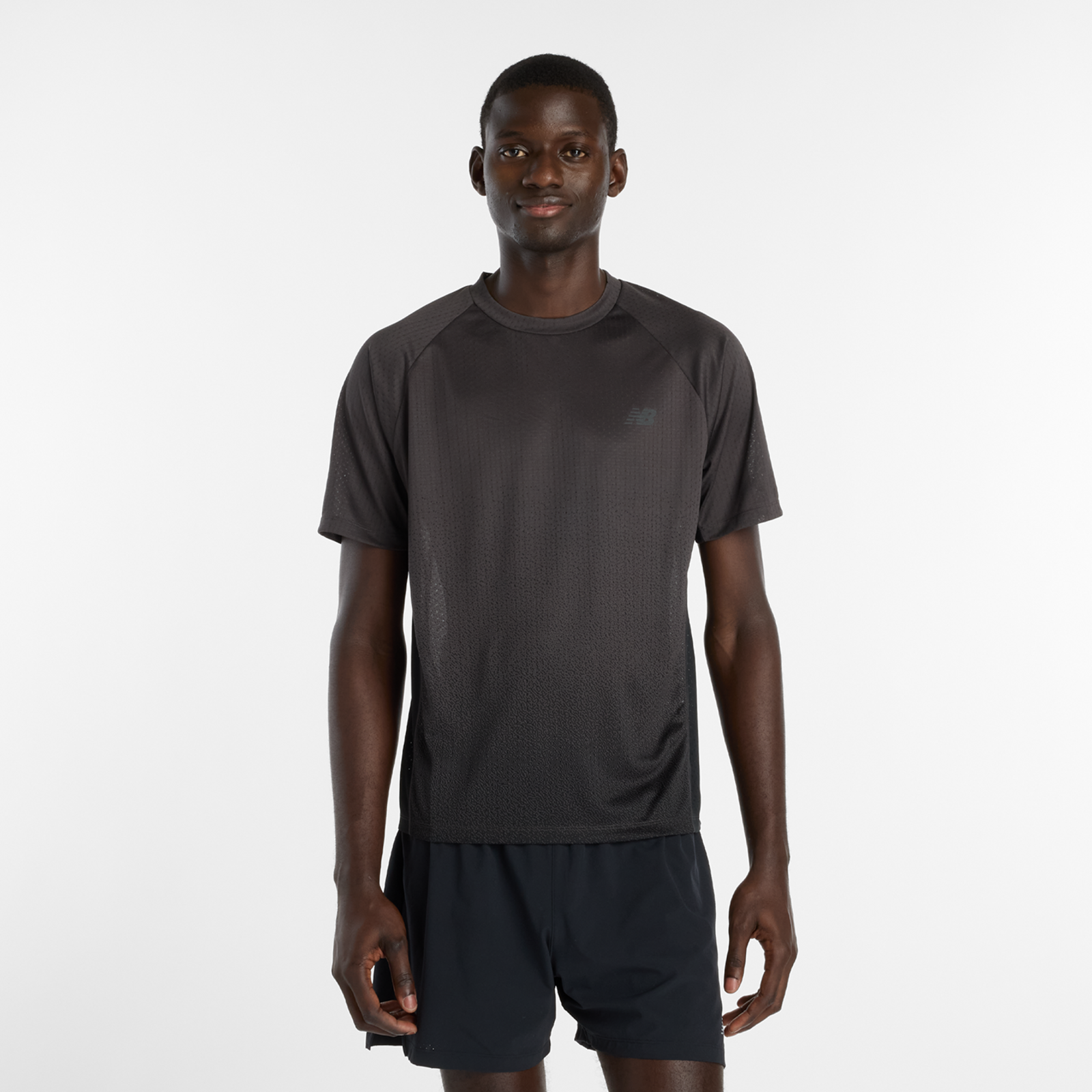 New Balance Viz-Tech Run T-Shirt  Herren, black, Grösse: XXL