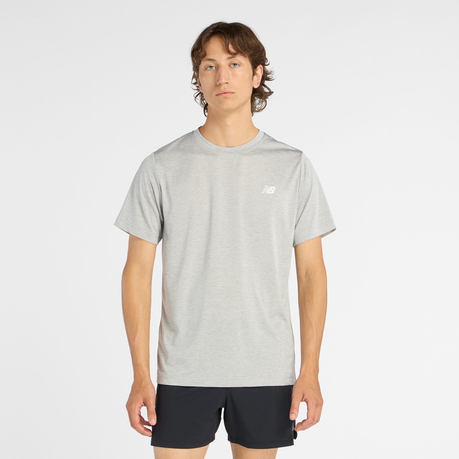 New Balance Sport Training T-Shirt  Herren, grau, Grösse: S