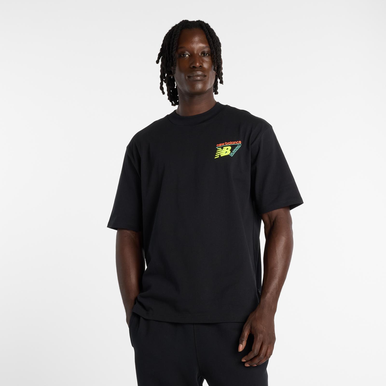 New Balance New Balance Classic Tri-Logo Heat Map T-Shirt Herren, schwarz, Grösse: L  Herren, schwarz, Grösse: L