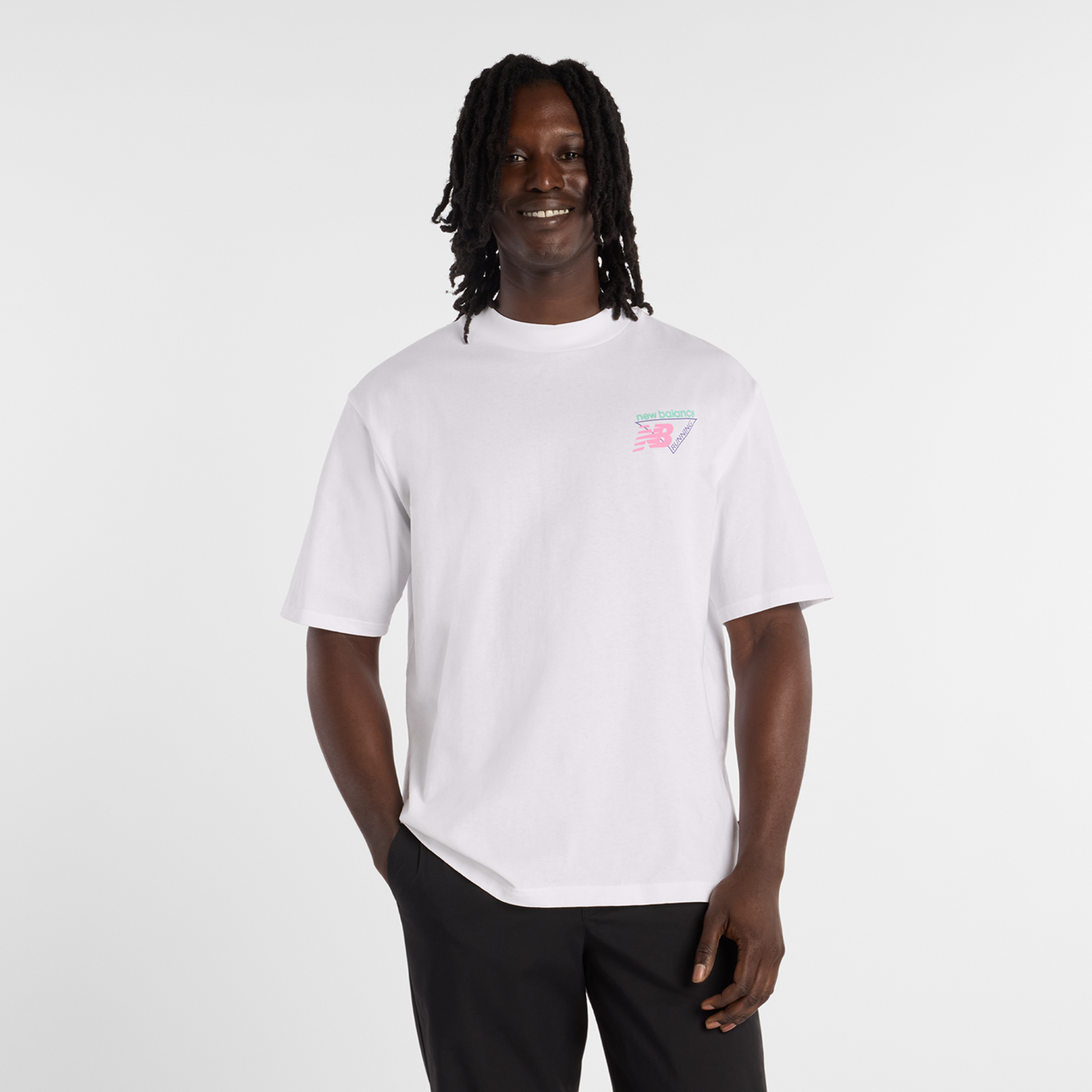 New Balance Classic Tri-Logo Heat Map T-Shirt  Herren, white, Grösse: XL