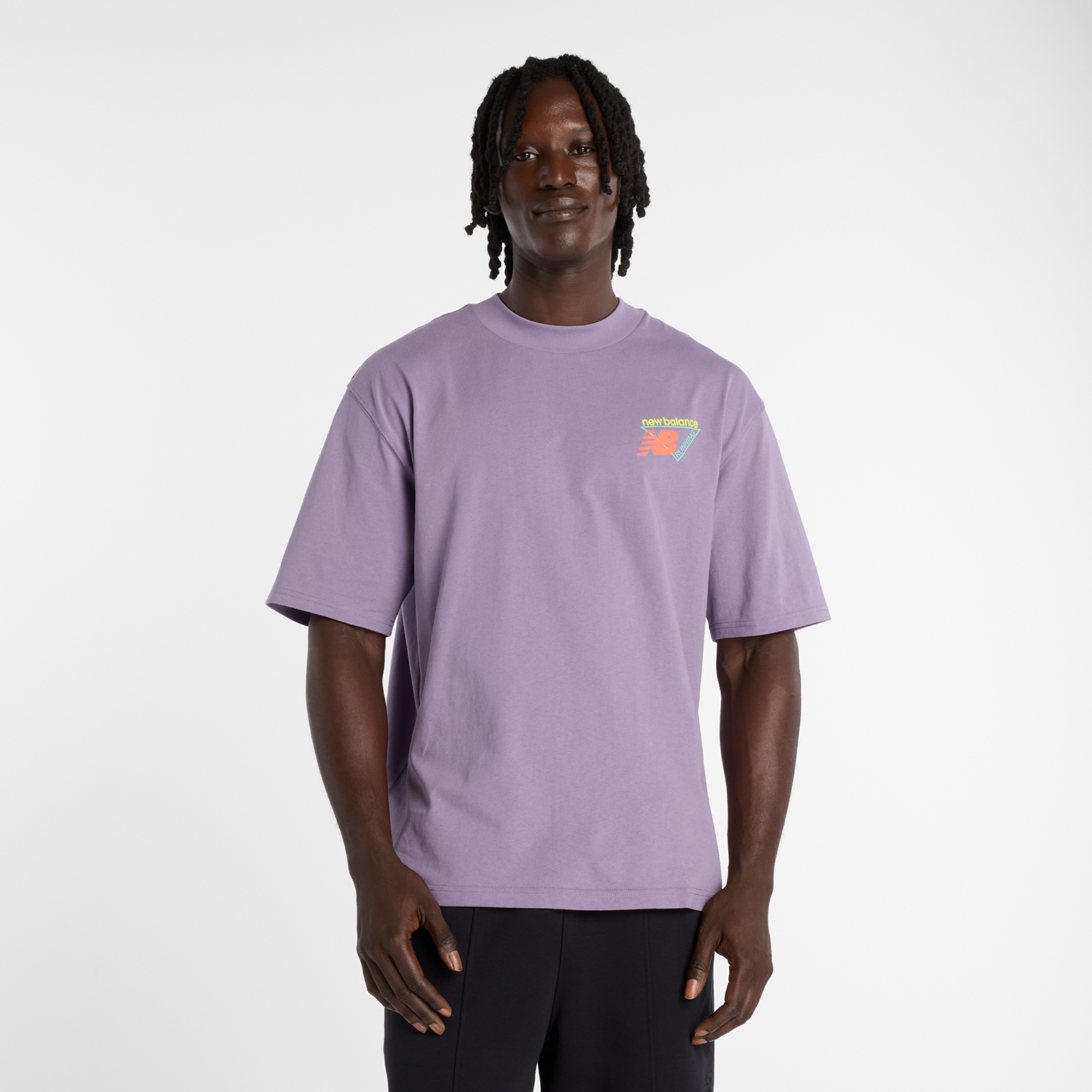 New Balance Classic Tri-Logo Heat Map T-Shirt  Herren, candied violet, Grösse: XL