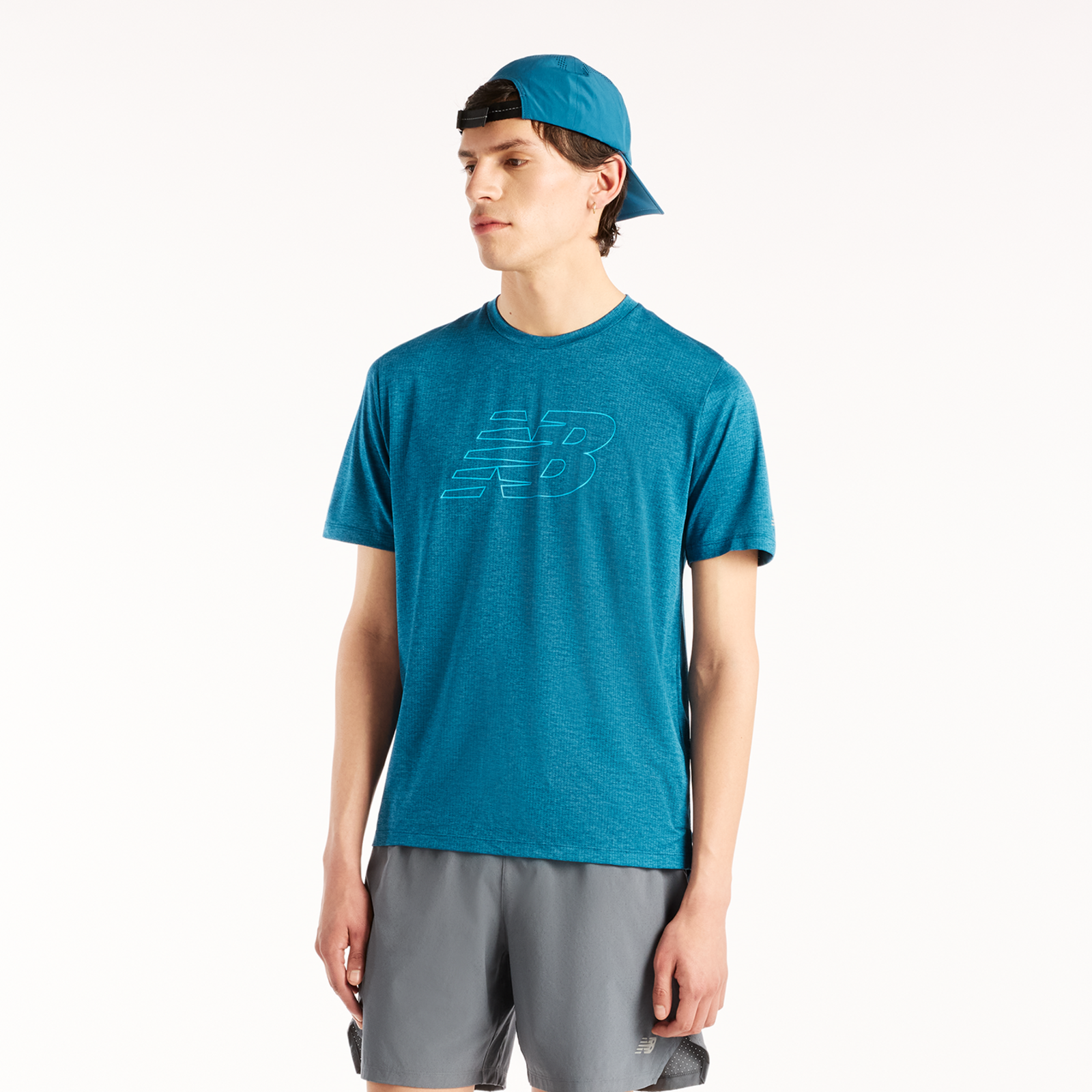 New Balance New Balance RC Essential Graphic T-Shirt V2 Herren, blau, Grösse: XXL  Herren, blau, Grösse: XXL