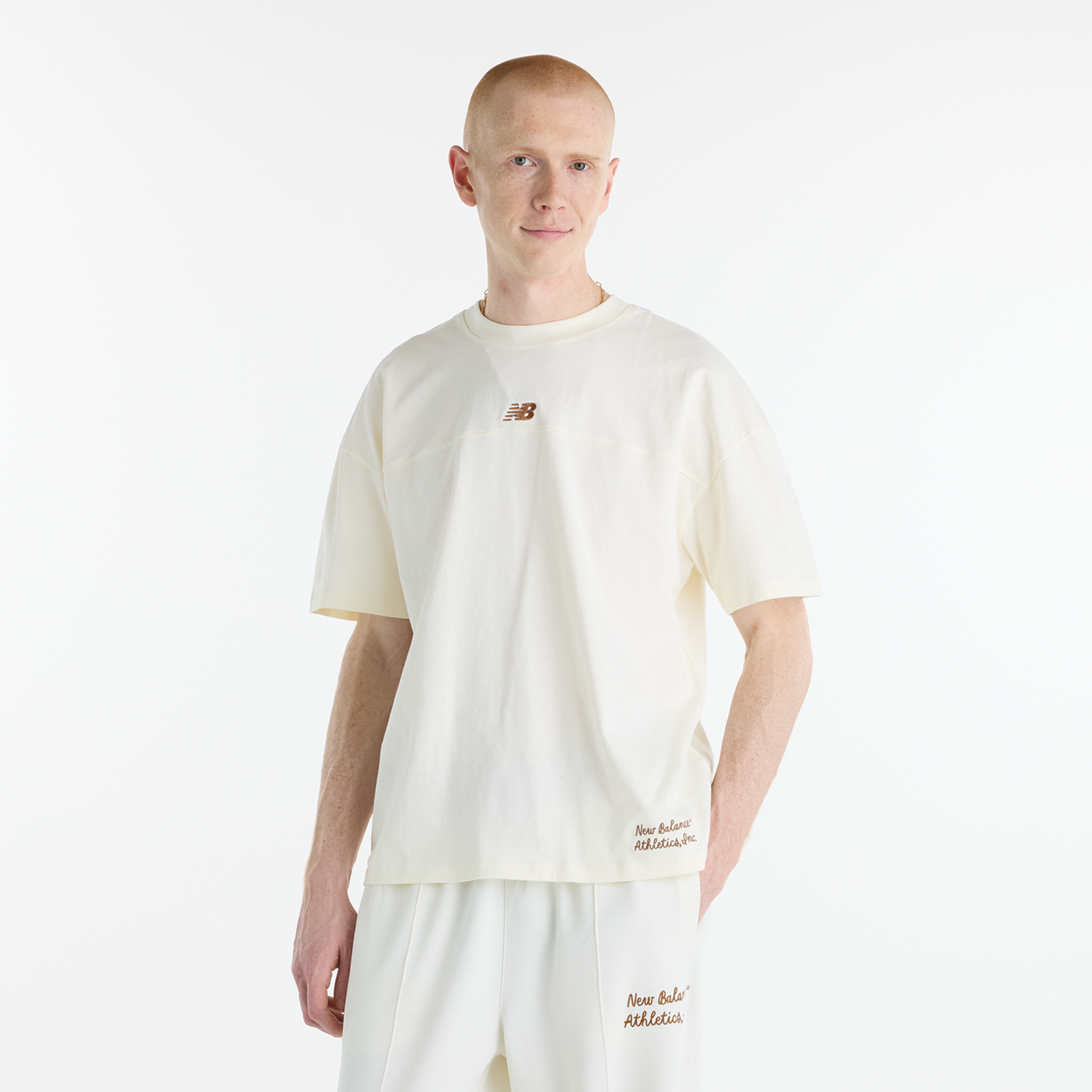 New Balance New Balance Sport Legacy Graphic T-Shirt Herren, beige, Grösse: XL  Herren, beige, Grösse: XL