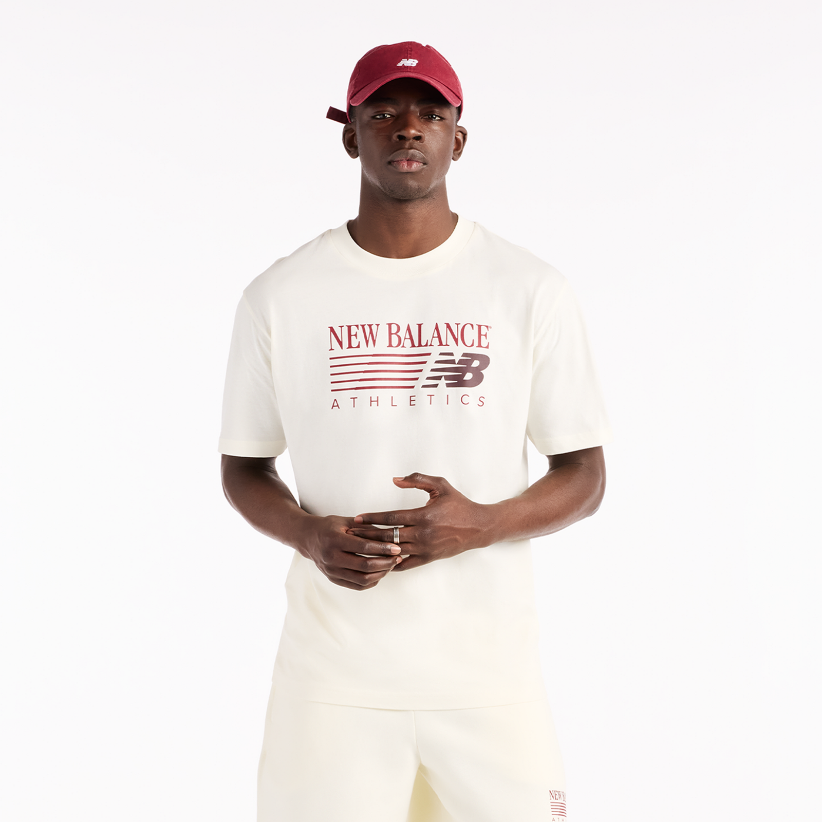 New Balance New Balance Reimagined Graphic T-Shirt Herren, beige, Grösse: S  Herren, beige, Grösse: S