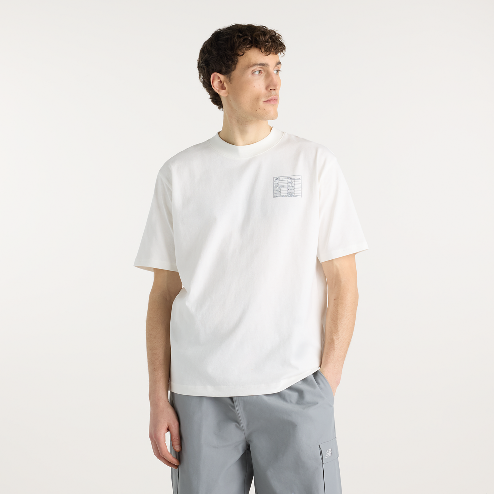 Image of New Balance New Balance Archive Blueprint T-Shirt Herren, weiss, Grösse: L Herren, weiss, Grösse: L