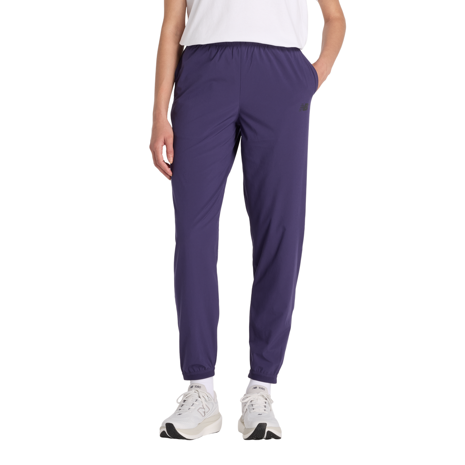 New Balance W Run Essentials Jogger  Damen, boysenberry, Grösse: XL