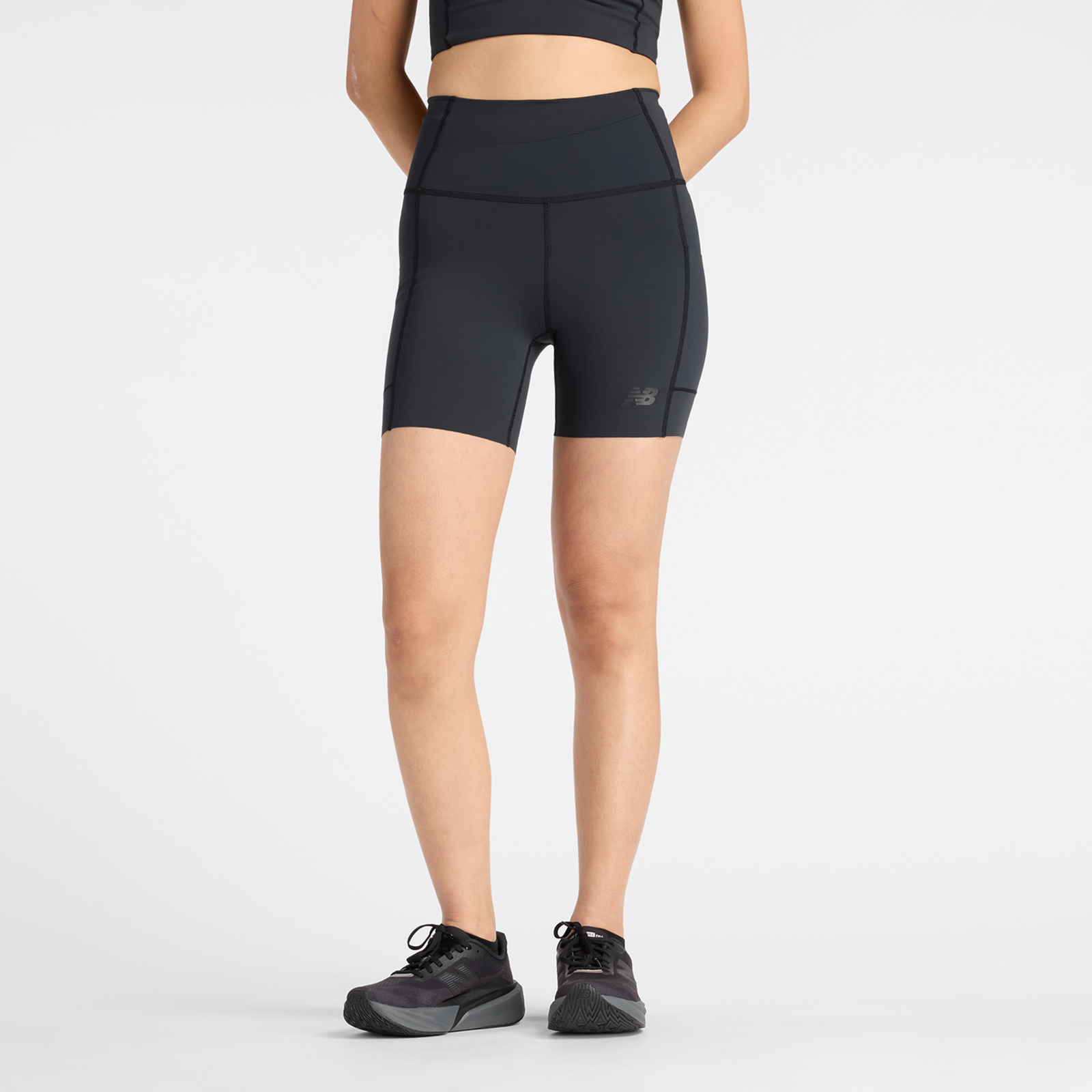 Image of New Balance New Balance W RC Elite Storage Short 6" Damen, schwarz, Grösse: L Damen, schwarz, Grösse: L